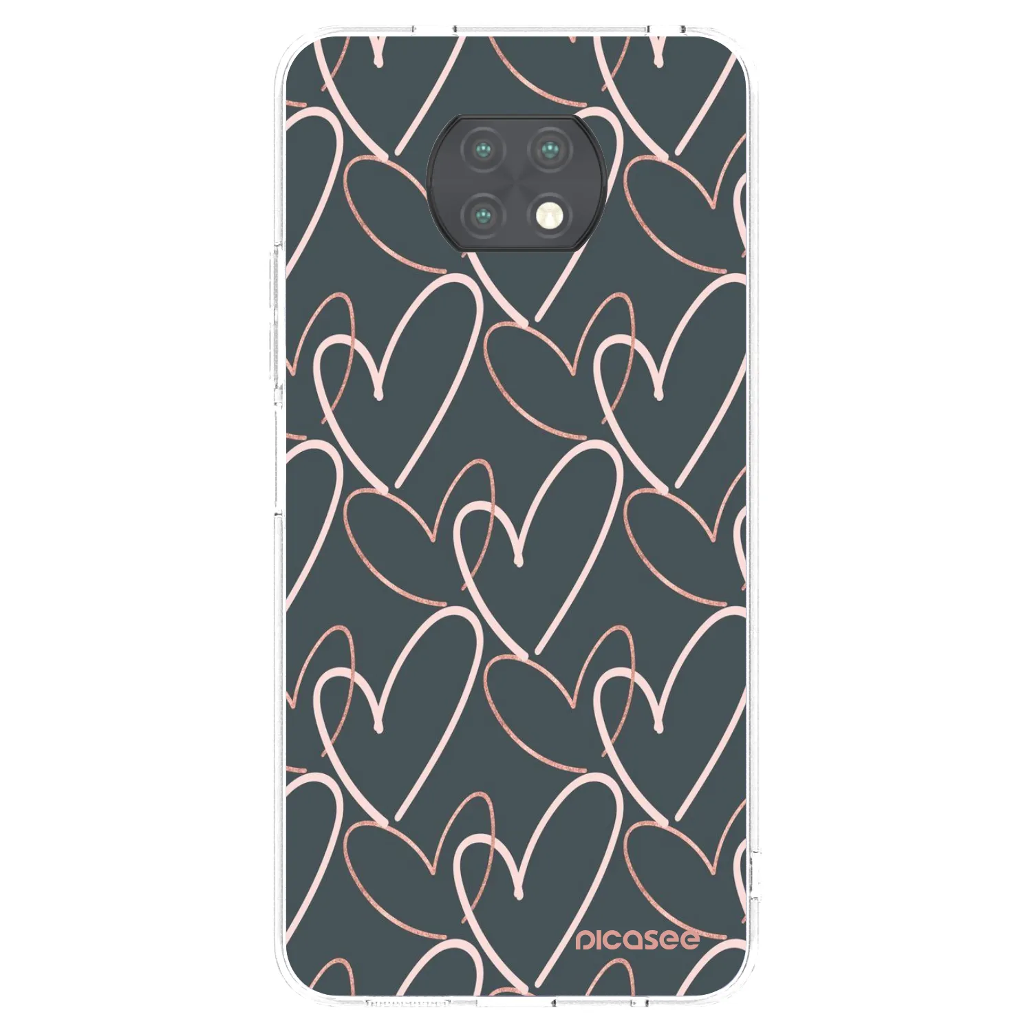 Picasee Xiaomi Redmi Note 9T Hülle - Transparentes Silikon - Viel Liebe