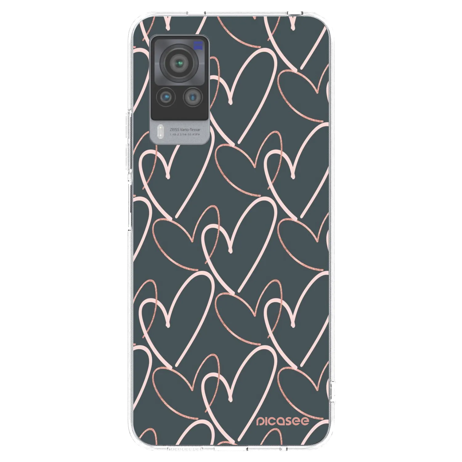 Picasee Vivo X60 Pro 5G Hülle - Transparentes Silikon - Viel Liebe