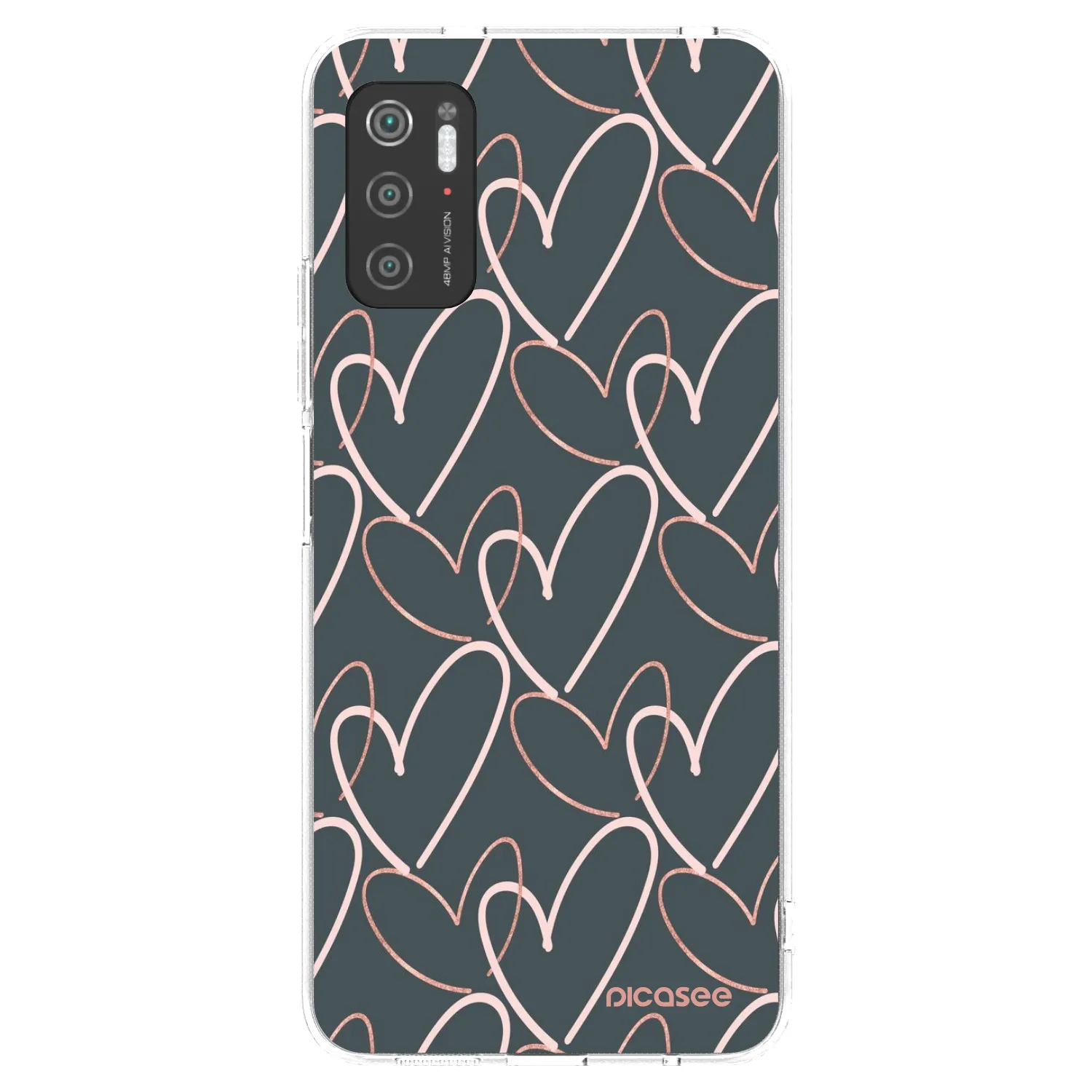 Picasee Xiaomi Poco M3 Pro 5G Hülle - Transparentes Silikon - Viel Liebe