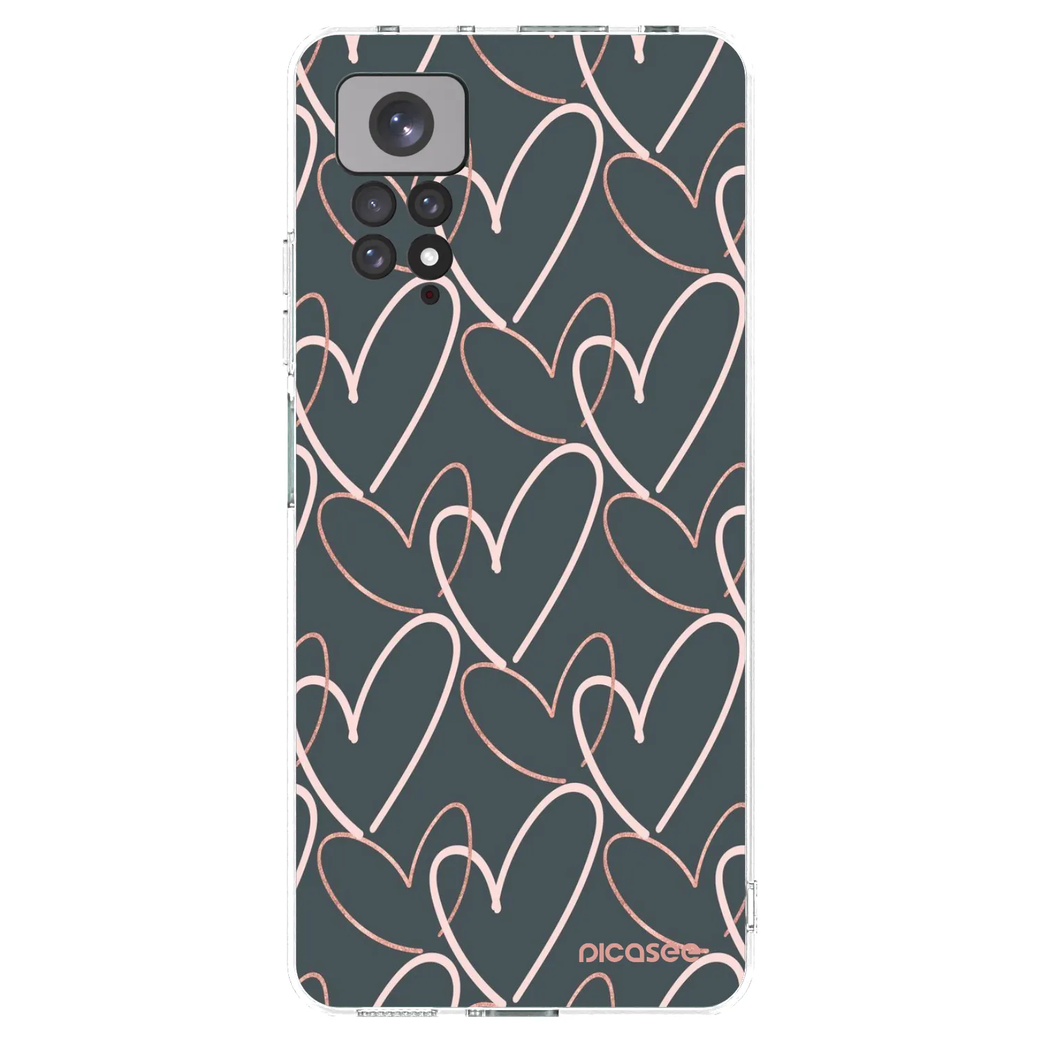 Picasee Xiaomi Redmi Note 11S 4G Hülle - Transparentes Silikon - Viel Liebe