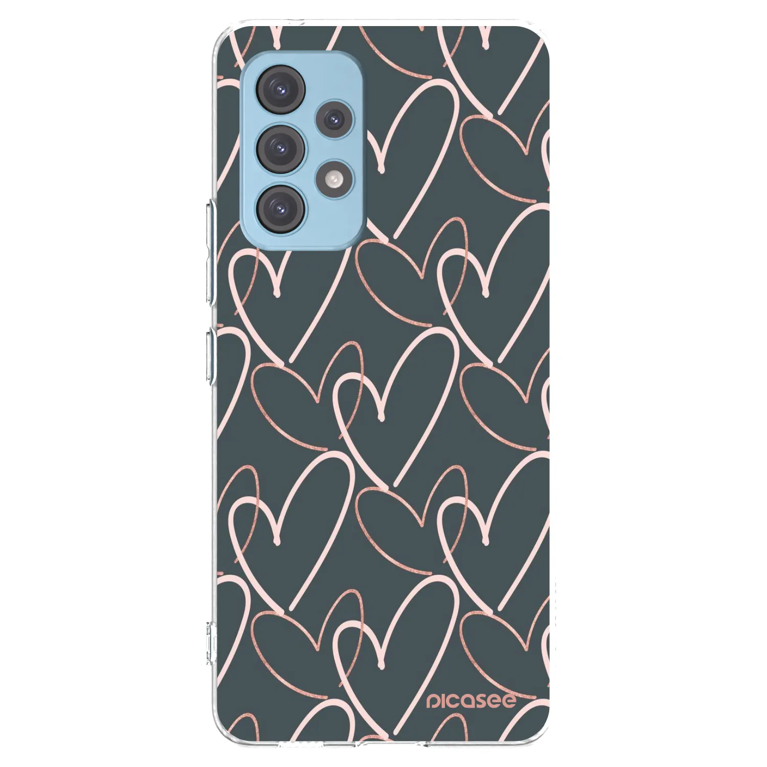 Picasee Samsung Galaxy A53 5G A536 Hülle - Transparentes Silikon - Viel Liebe