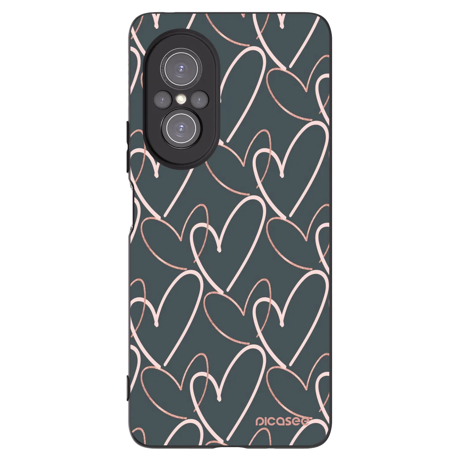 Picasee Huawei Nova 9 SE Hülle - Schwarzes Silikon - Viel Liebe