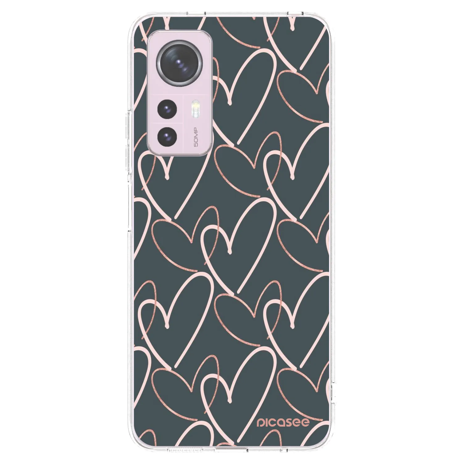 Picasee Xiaomi 12 Hülle - Transparentes Silikon - Viel Liebe