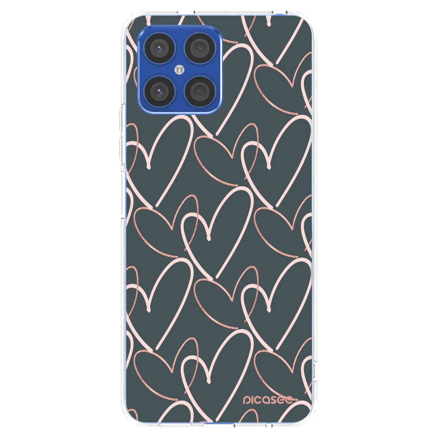 Picasee Honor X8 4G Hülle - Transparentes Silikon - Viel Liebe
