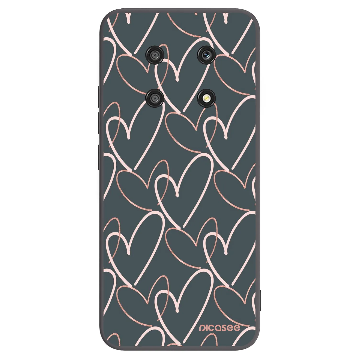 Picasee Honor Magic4 Lite 5G Hülle - Schwarzes Silikon - Viel Liebe