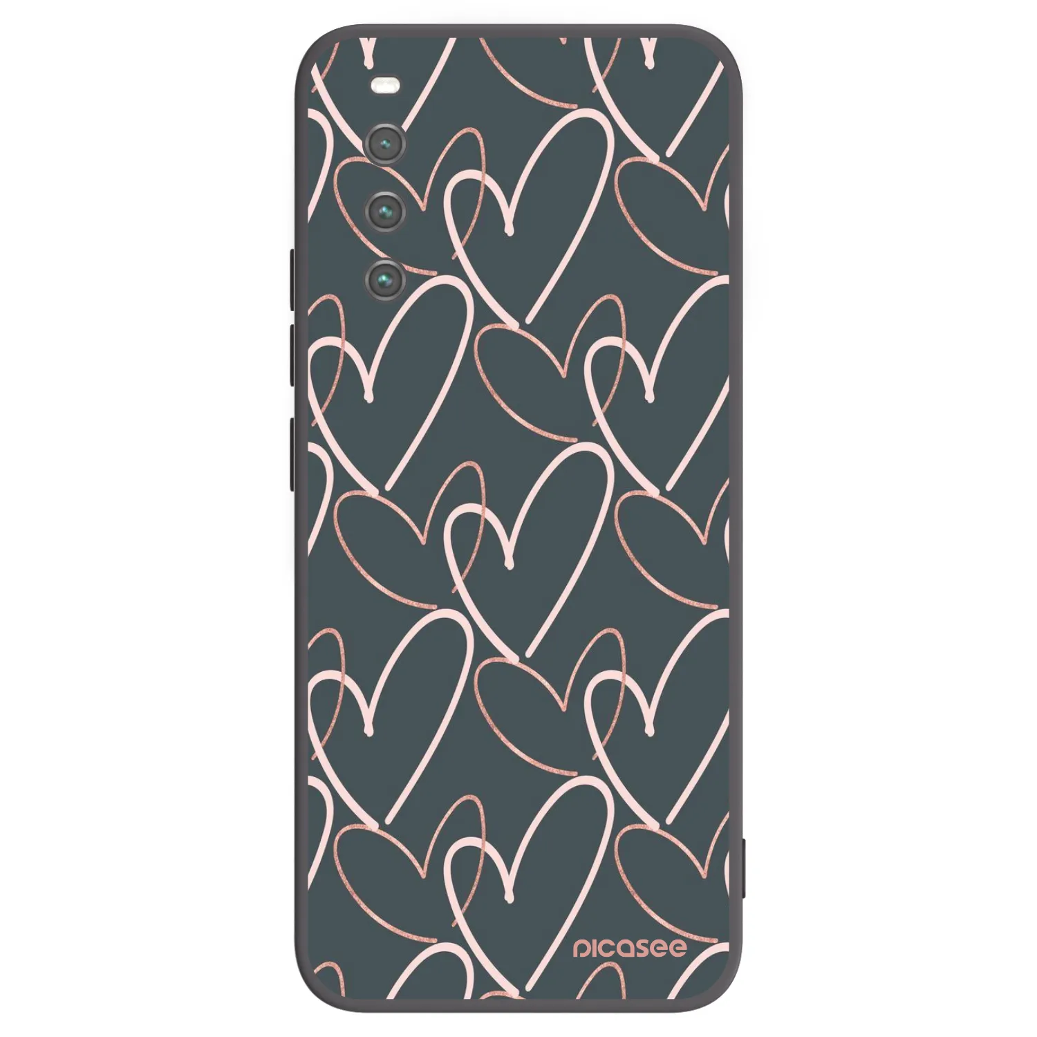 Picasee Sony Xperia 10 IV 5G Hülle - Schwarzes Silikon - Viel Liebe