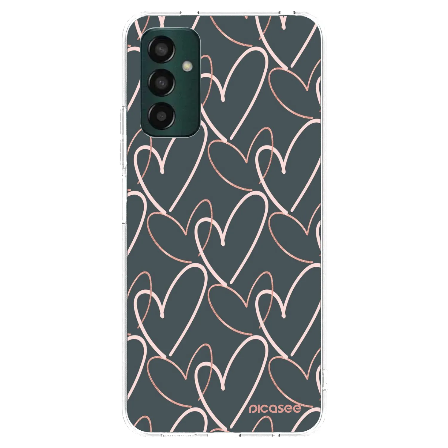 Picasee Samsung Galaxy M13 M135F Hülle - Transparentes Silikon - Viel Liebe