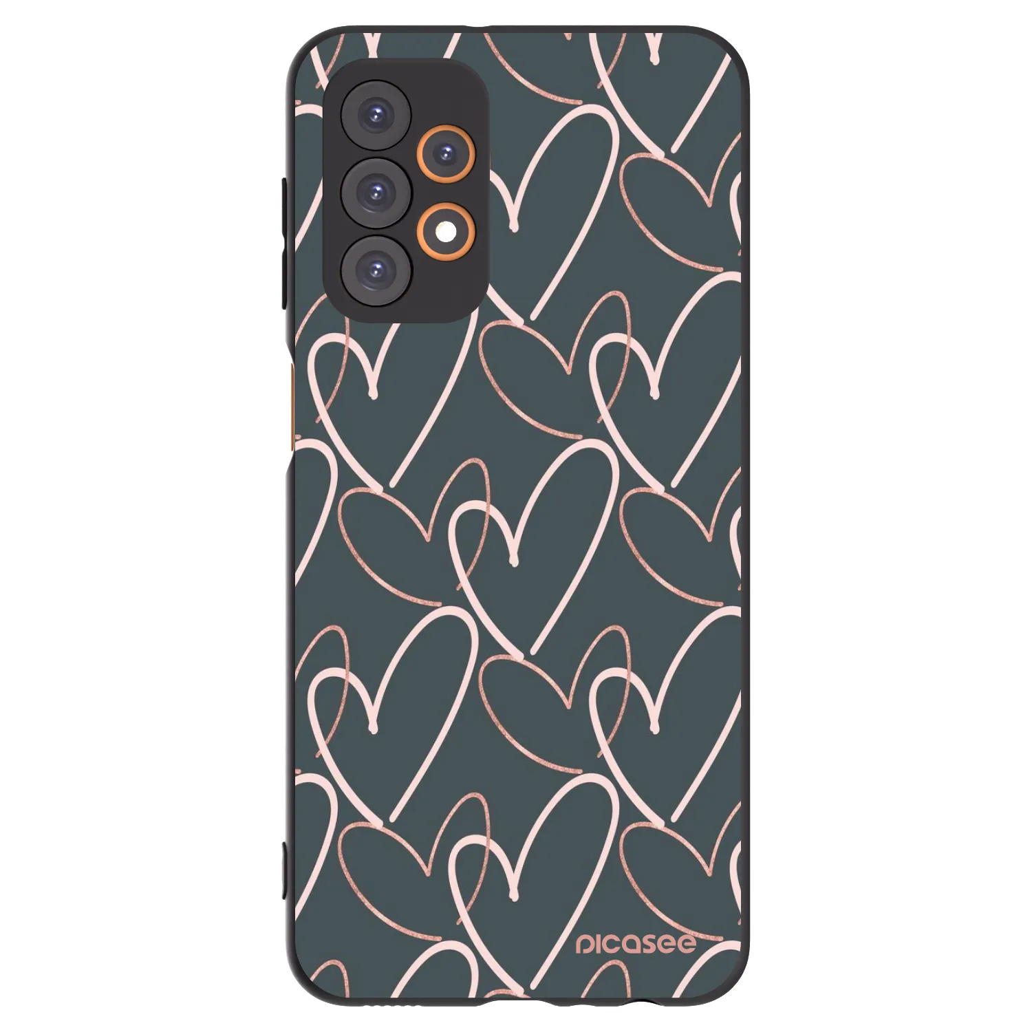 Picasee Samsung Galaxy A23 A236B 5G Hülle - Schwarzes Silikon - Viel Liebe