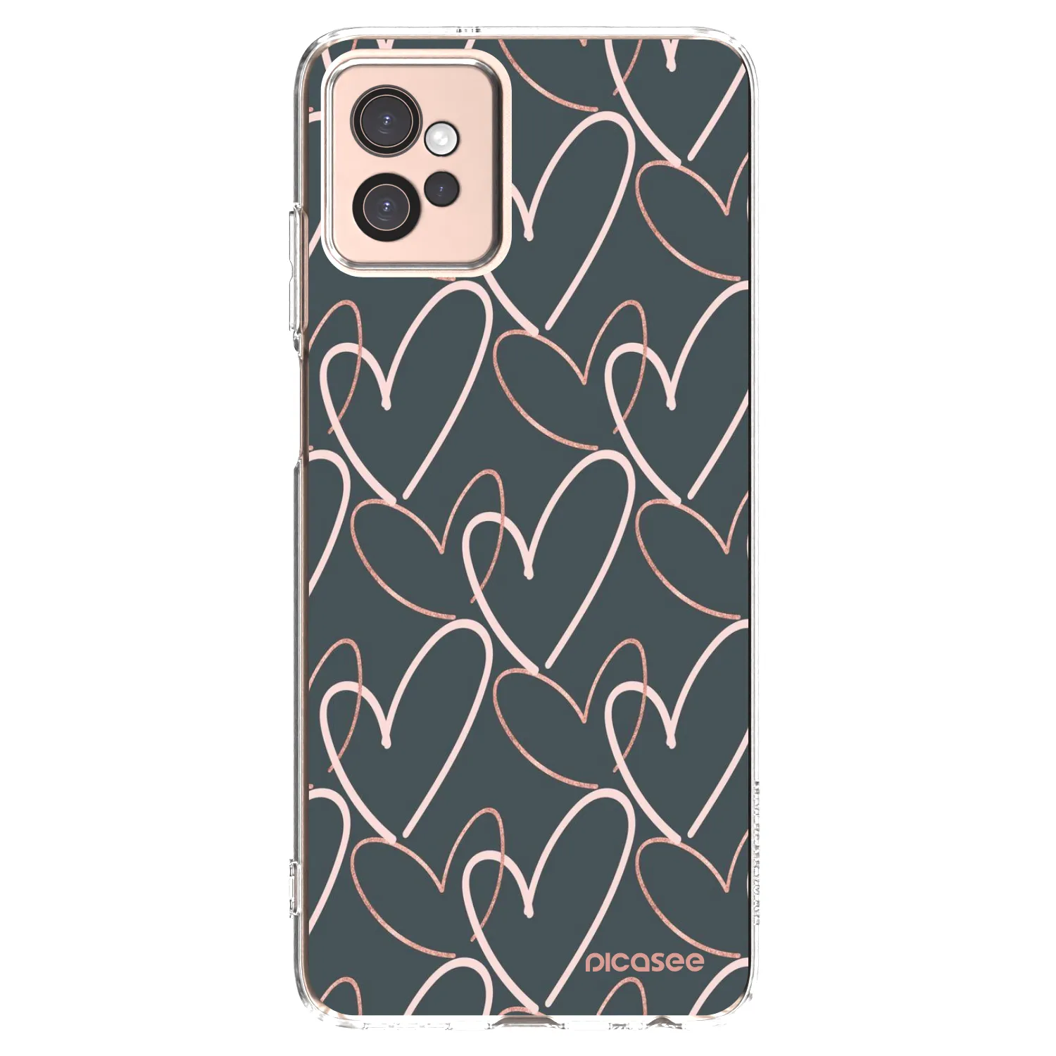 Picasee Motorola Moto G32 Hülle - Transparentes Silikon - Viel Liebe