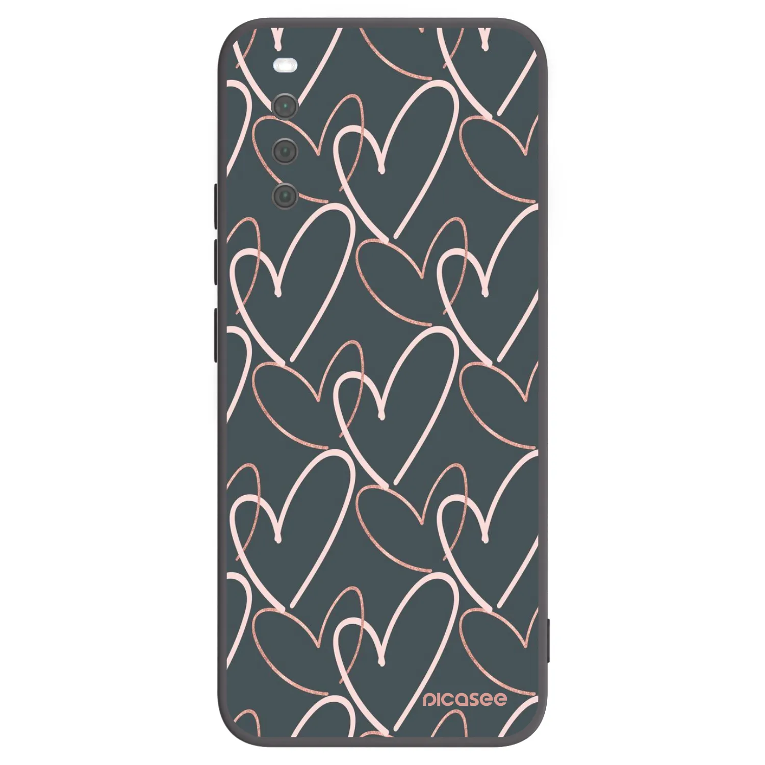 Picasee Sony Xperia 10 III Hülle - Schwarzes Silikon - Viel Liebe