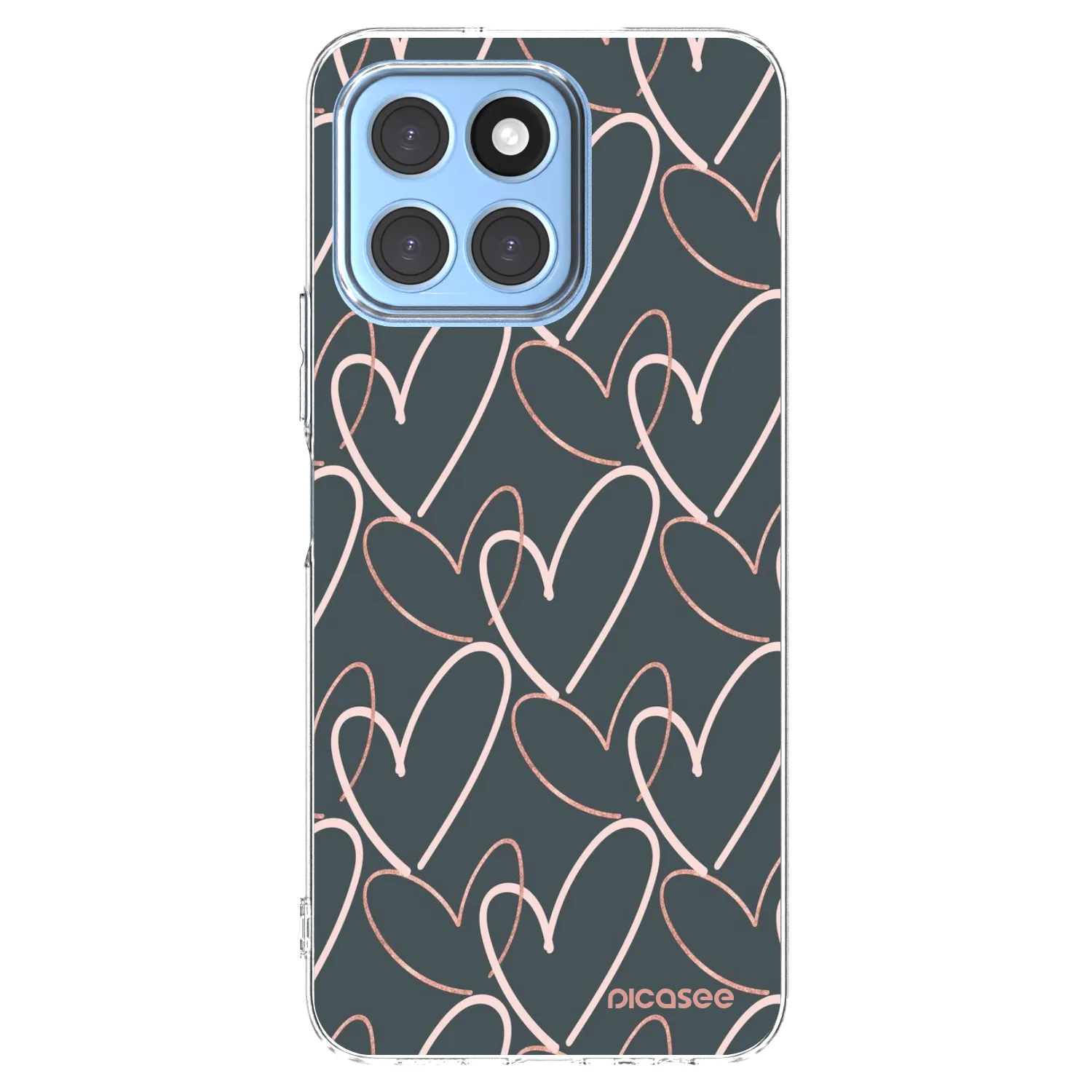 Picasee Honor X6 Hülle - Transparentes Silikon - Viel Liebe