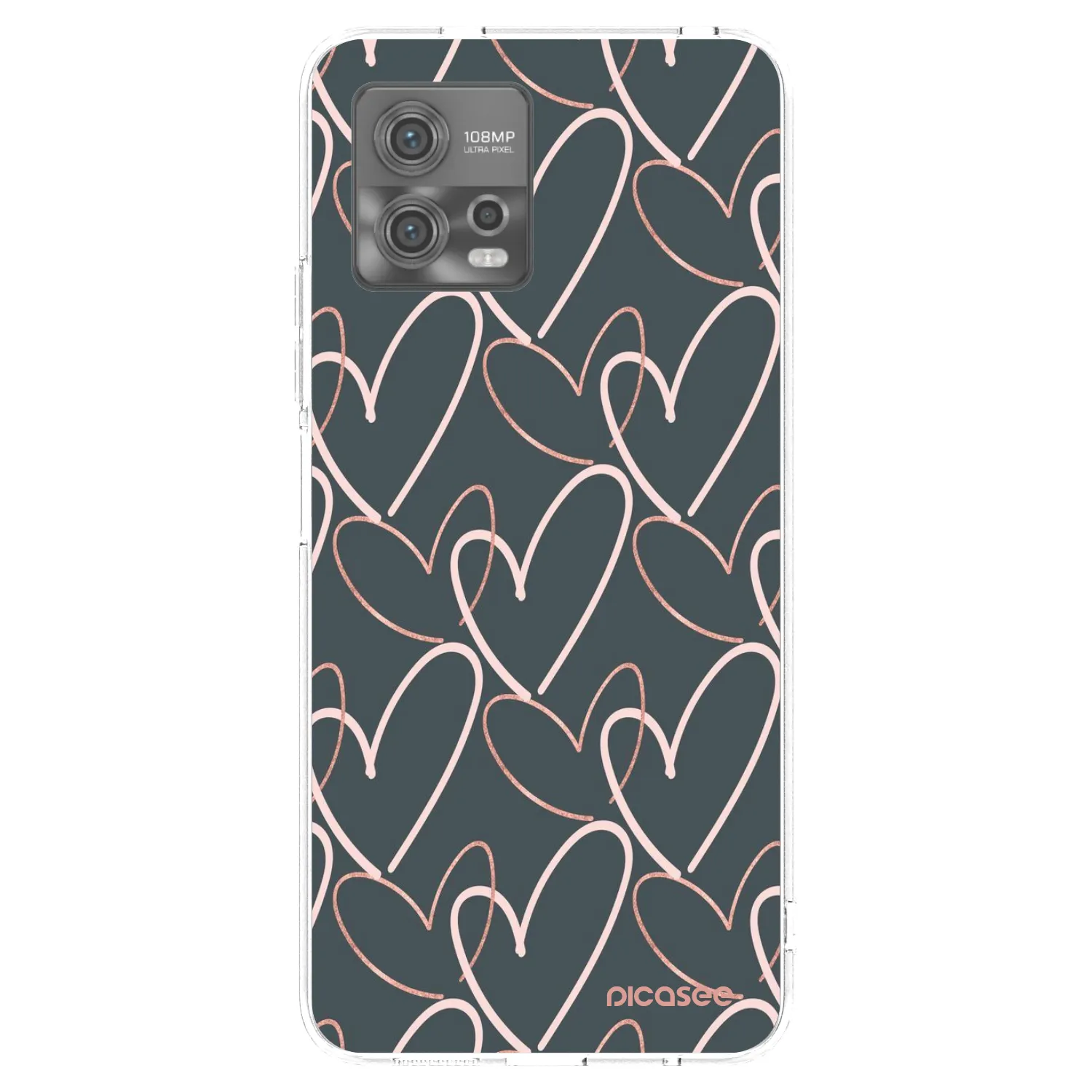 Picasee Motorola Moto G72 Hülle - Transparentes Silikon - Viel Liebe