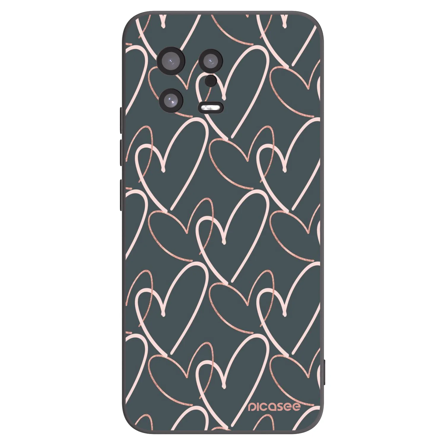 Picasee Xiaomi 13 Hülle - Schwarzes Silikon - Viel Liebe