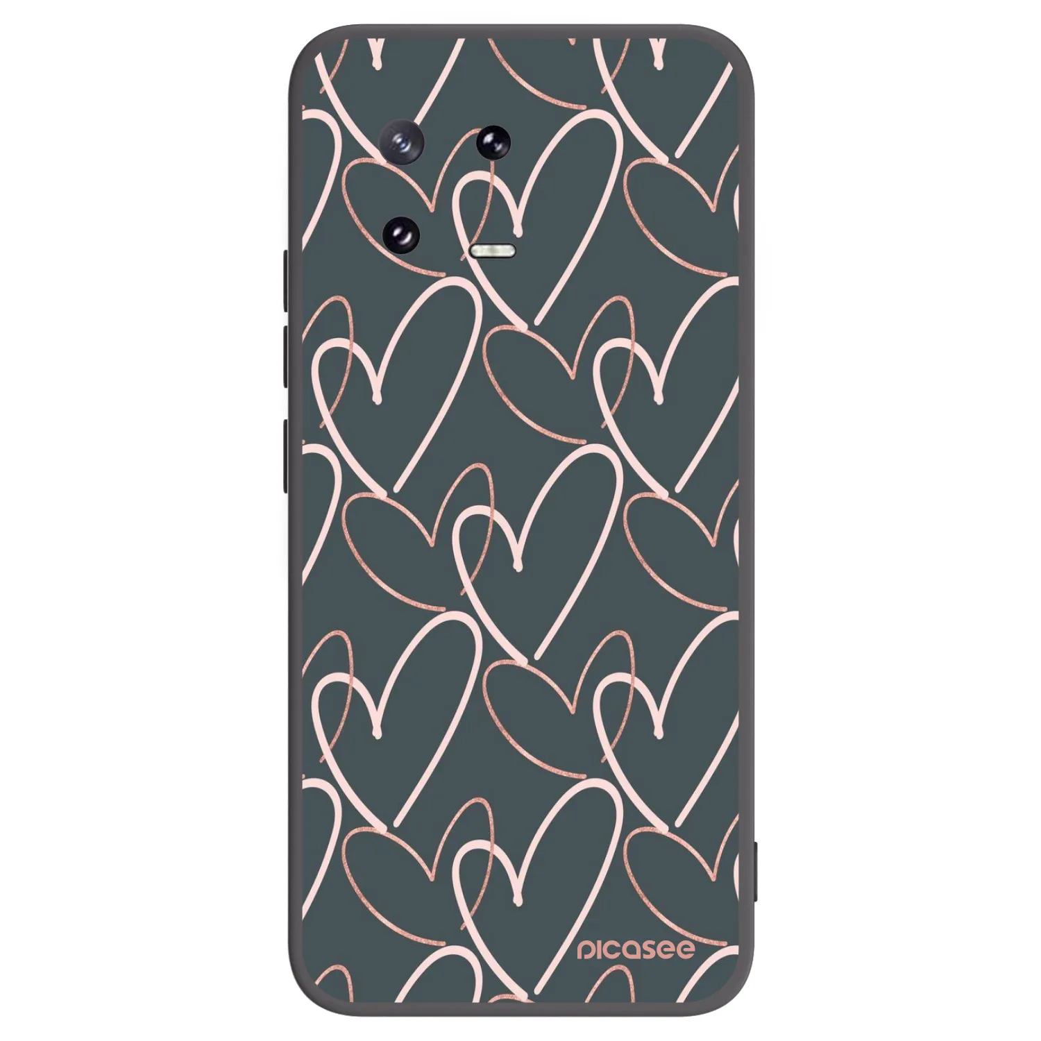 Picasee Xiaomi 13 Pro Hülle - Schwarzes Silikon - Viel Liebe