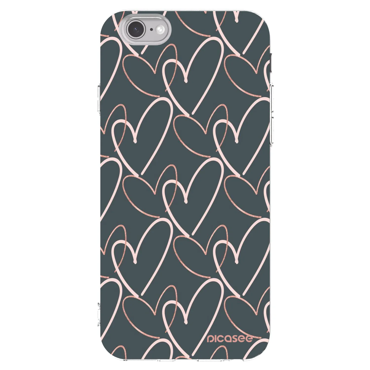 Picasee Apple iPhone 6/6S Hülle - Transparentes Silikon - Viel Liebe