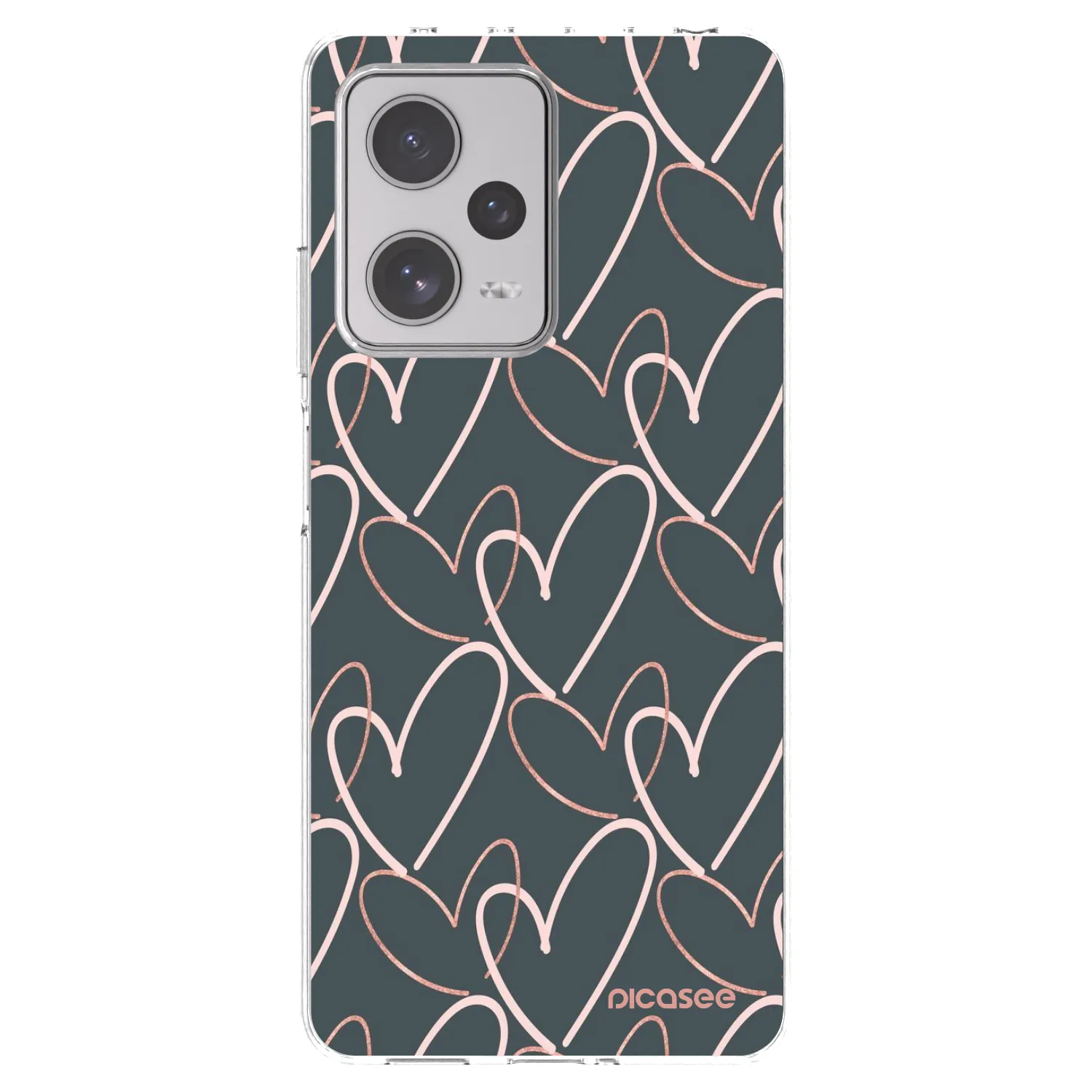 Picasee Xiaomi Redmi Note 12 Pro+ 5G Hülle - Transparentes Silikon - Viel Liebe