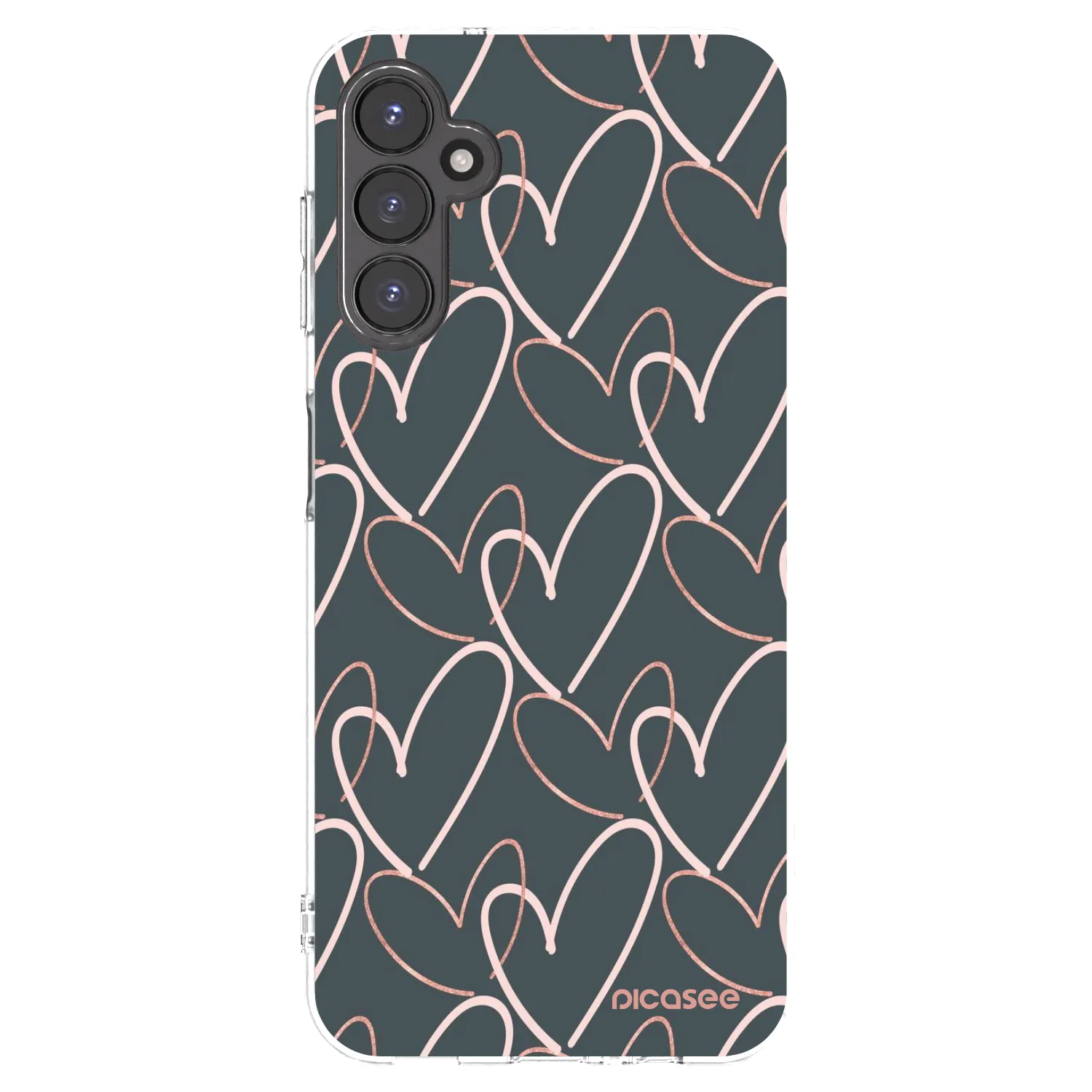 Picasee Samsung Galaxy A14 5G A146P Hülle - Transparentes Silikon - Viel Liebe