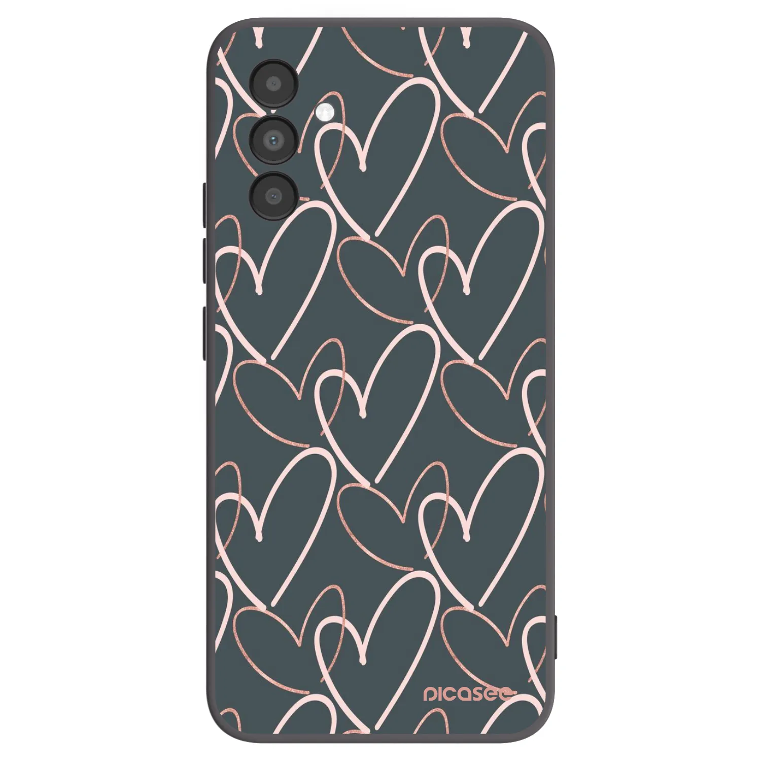 Picasee Samsung Galaxy A04s A047F Hülle - Schwarzes Silikon - Viel Liebe