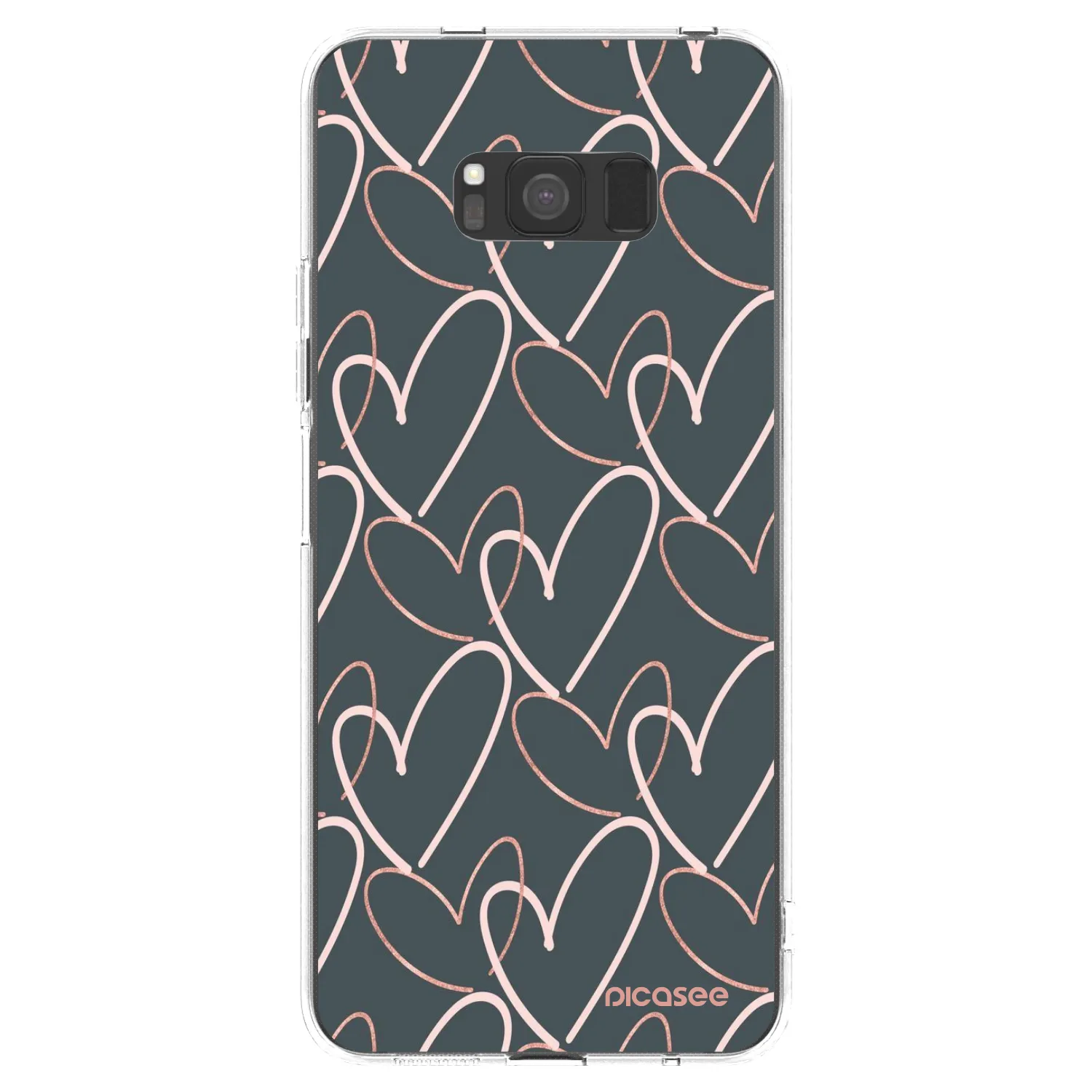 Picasee Samsung Galaxy S8 G950F Hülle - Transparentes Silikon - Viel Liebe