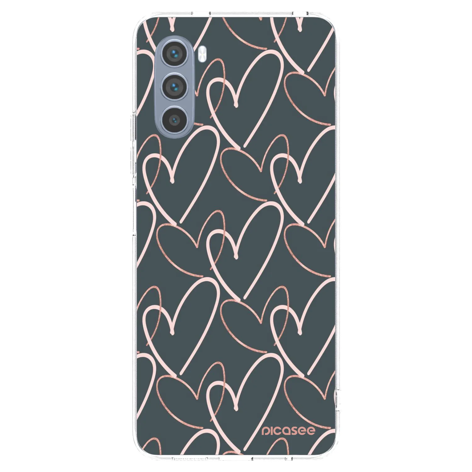 Picasee Motorola Moto G62 Hülle - Transparentes Silikon - Viel Liebe