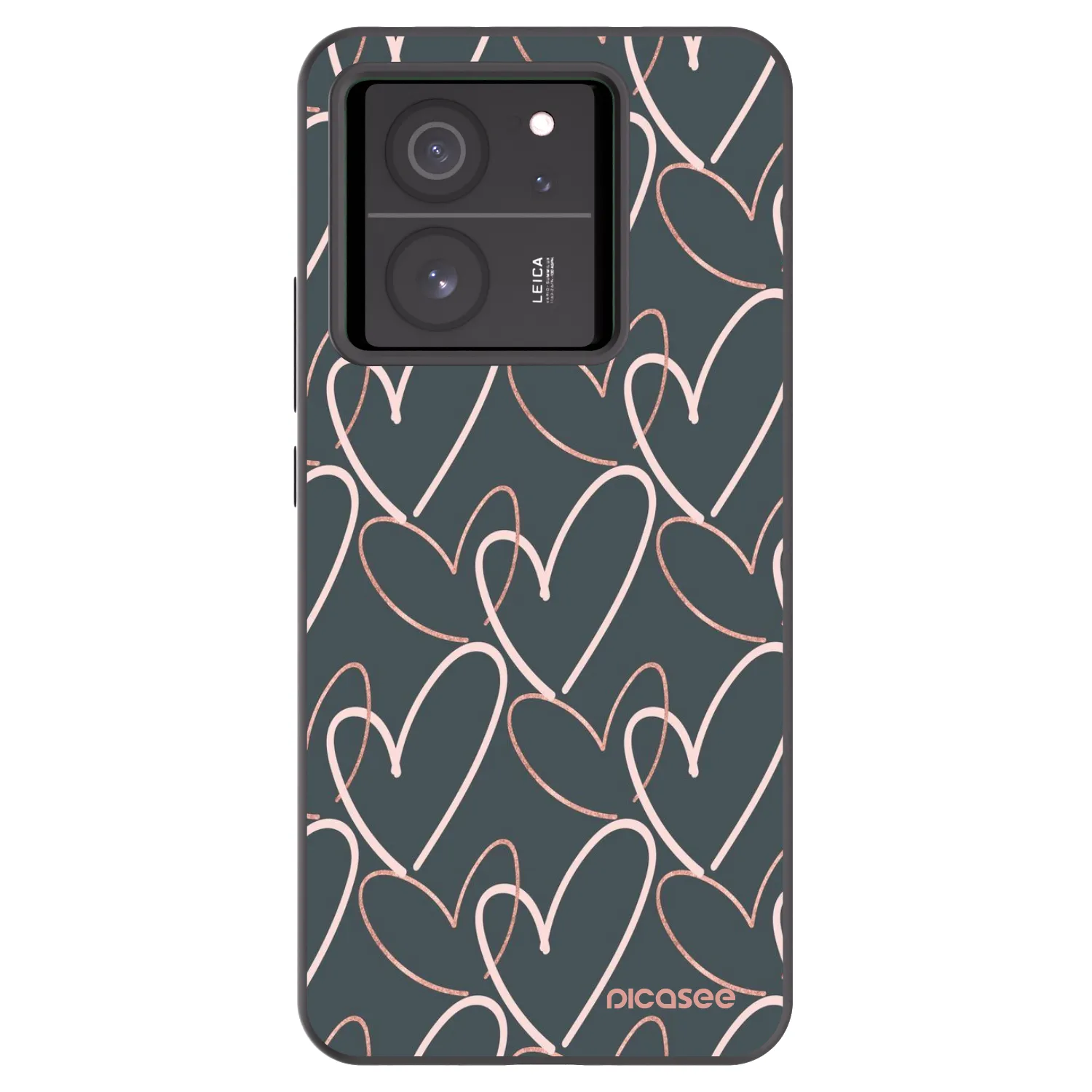 Picasee Xiaomi 13T Hülle - Schwarzes Silikon - Viel Liebe