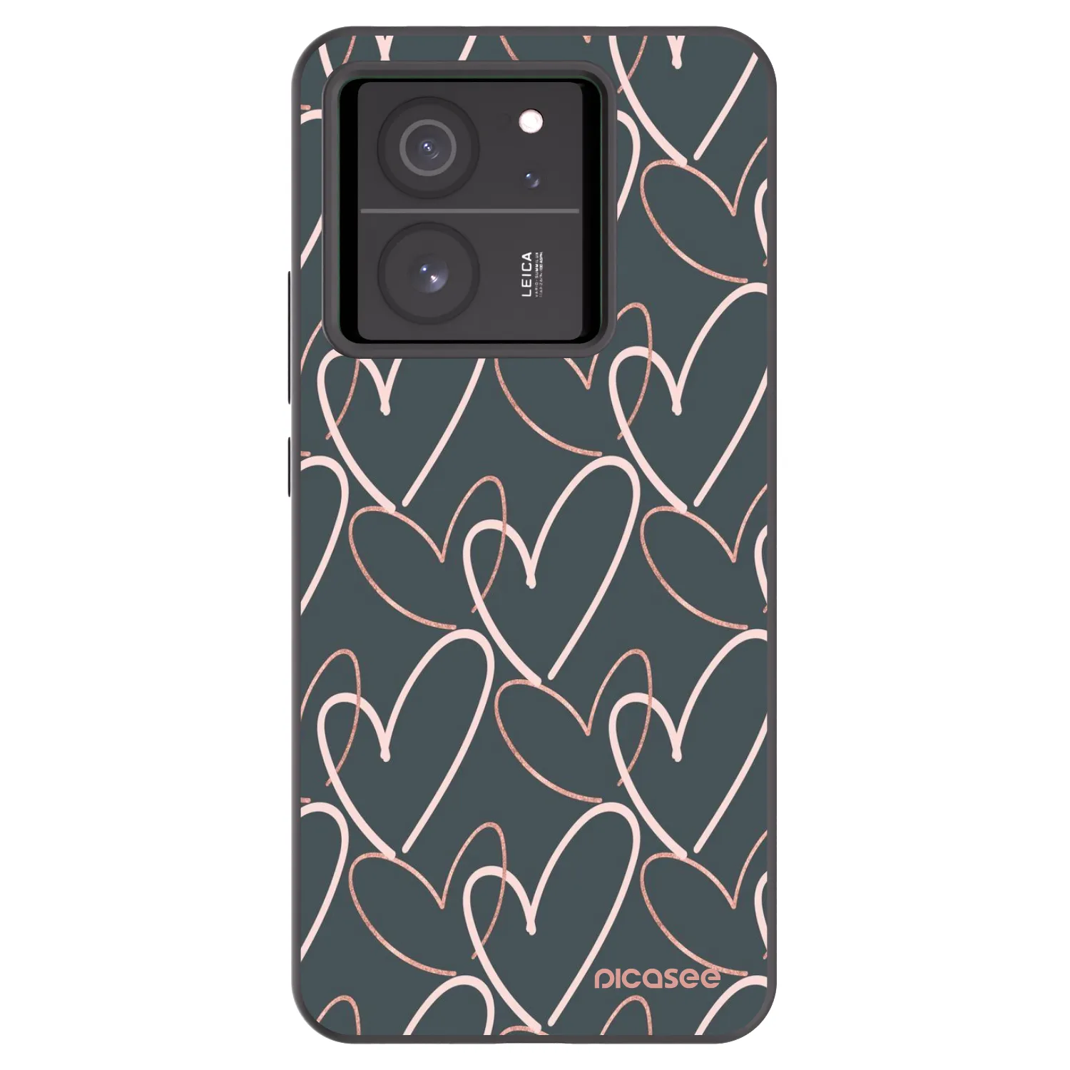 Picasee Xiaomi 13T Pro Hülle - Schwarzes Silikon - Viel Liebe