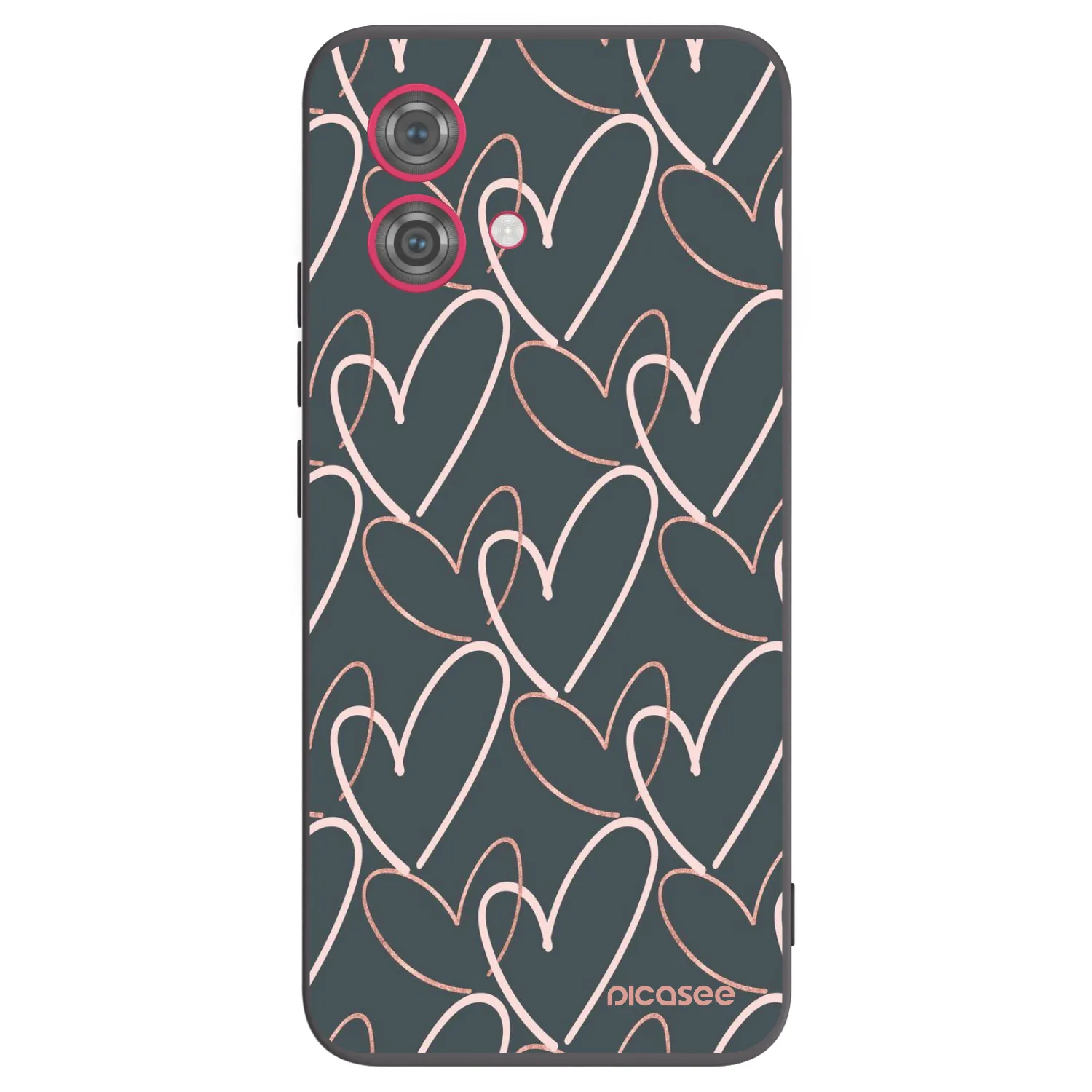 Picasee Motorola Moto G84 5G Hülle - Schwarzes Silikon - Viel Liebe