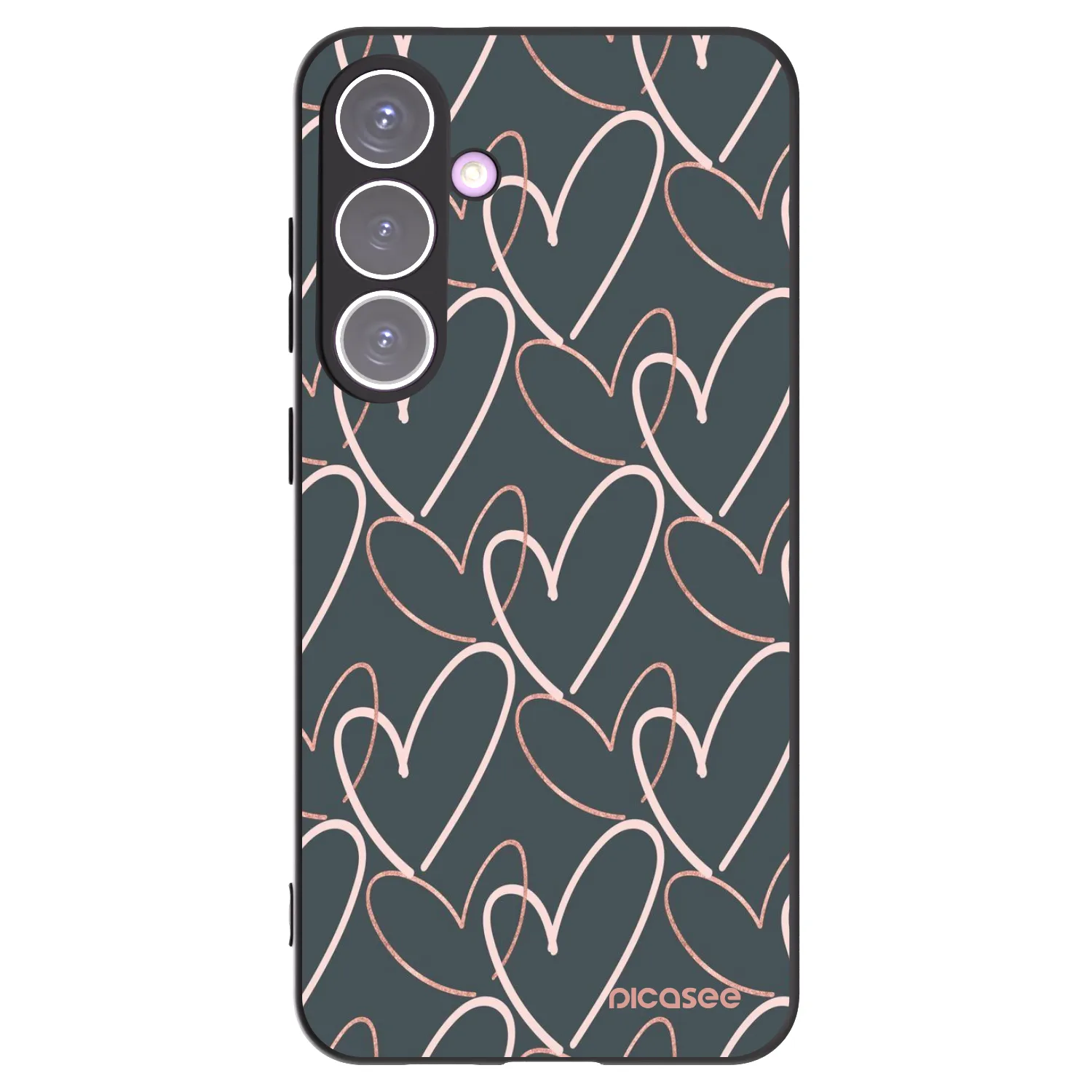 Picasee Samsung Galaxy S24+ S926B 5G Hülle - Schwarzes Silikon - Viel Liebe