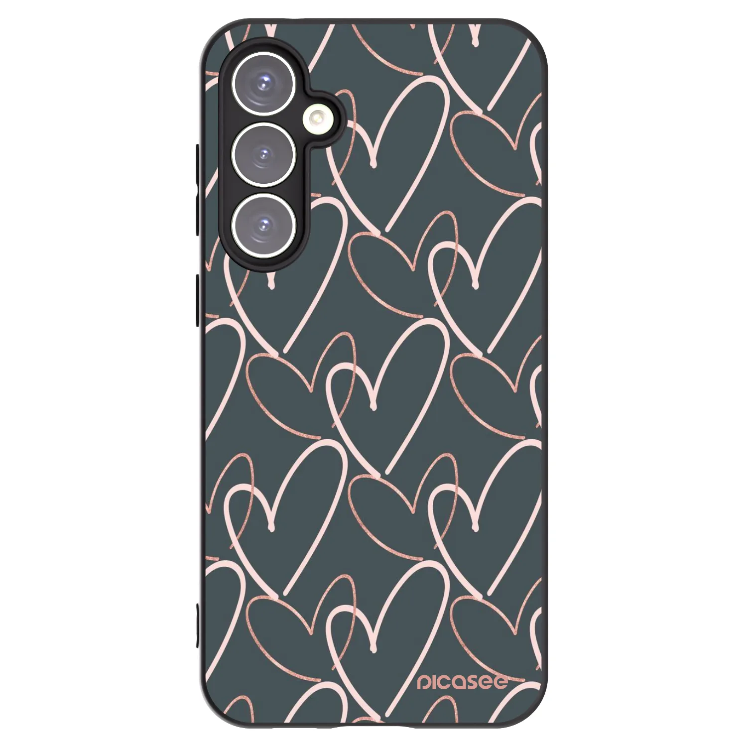 Picasee Samsung Galaxy S23 FE S711B Hülle - Schwarzes Silikon - Viel Liebe
