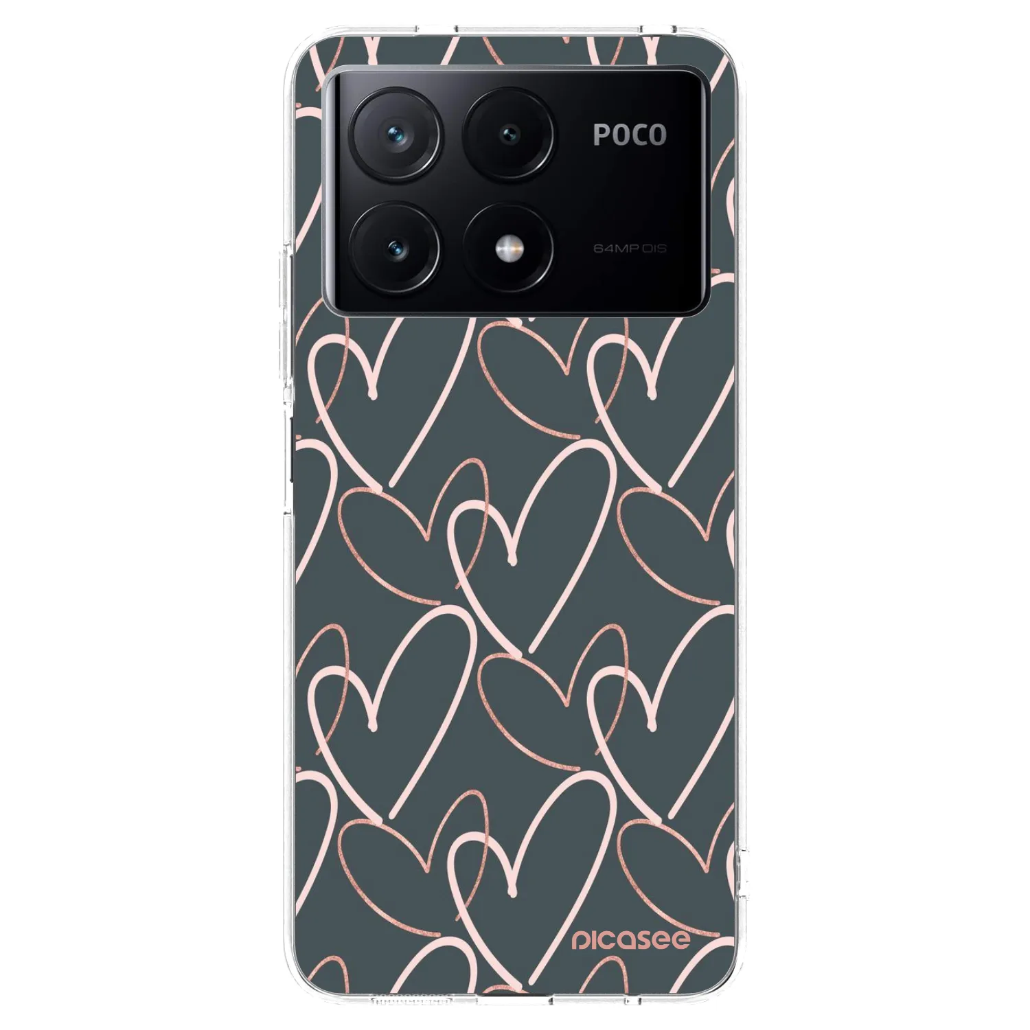 Picasee Xiaomi Poco X6 Pro Hülle - Transparentes Silikon - Viel Liebe
