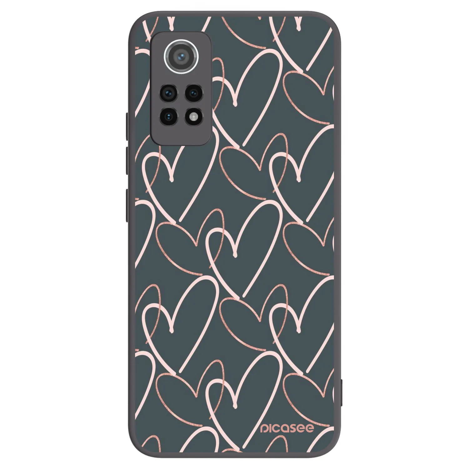 Picasee Xiaomi Redmi Note 12 Pro 4G Hülle - Schwarzes Silikon - Viel Liebe