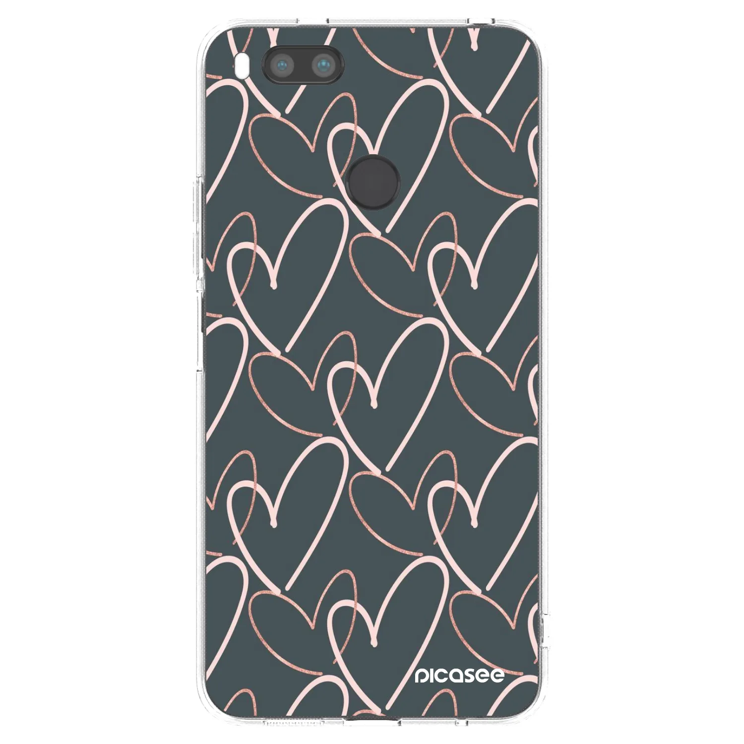 Picasee Xiaomi Mi A1 Global Hülle - Transparentes Silikon - Viel Liebe