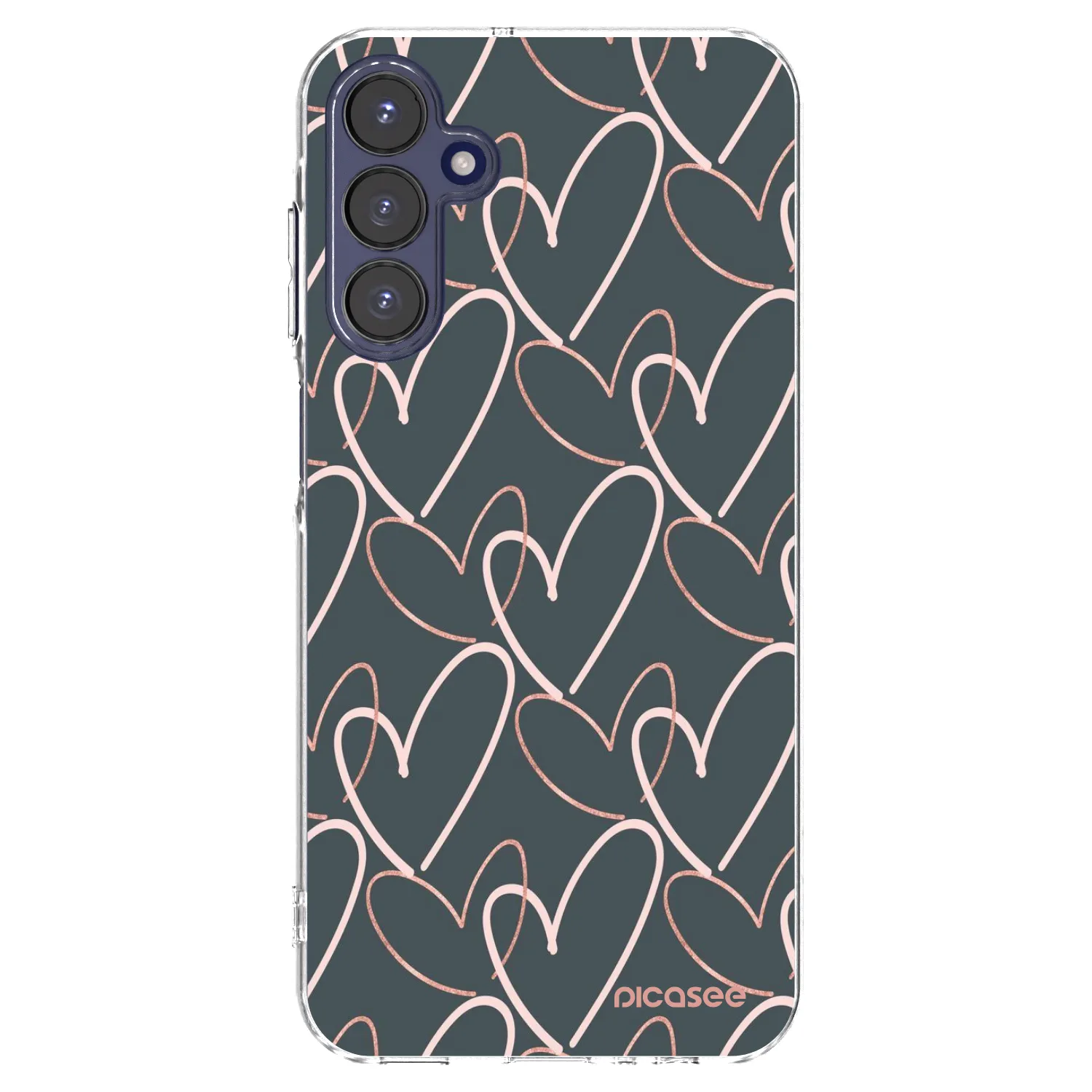 Picasee Samsung Galaxy A15 A155F 4G Hülle - Transparentes Silikon - Viel Liebe