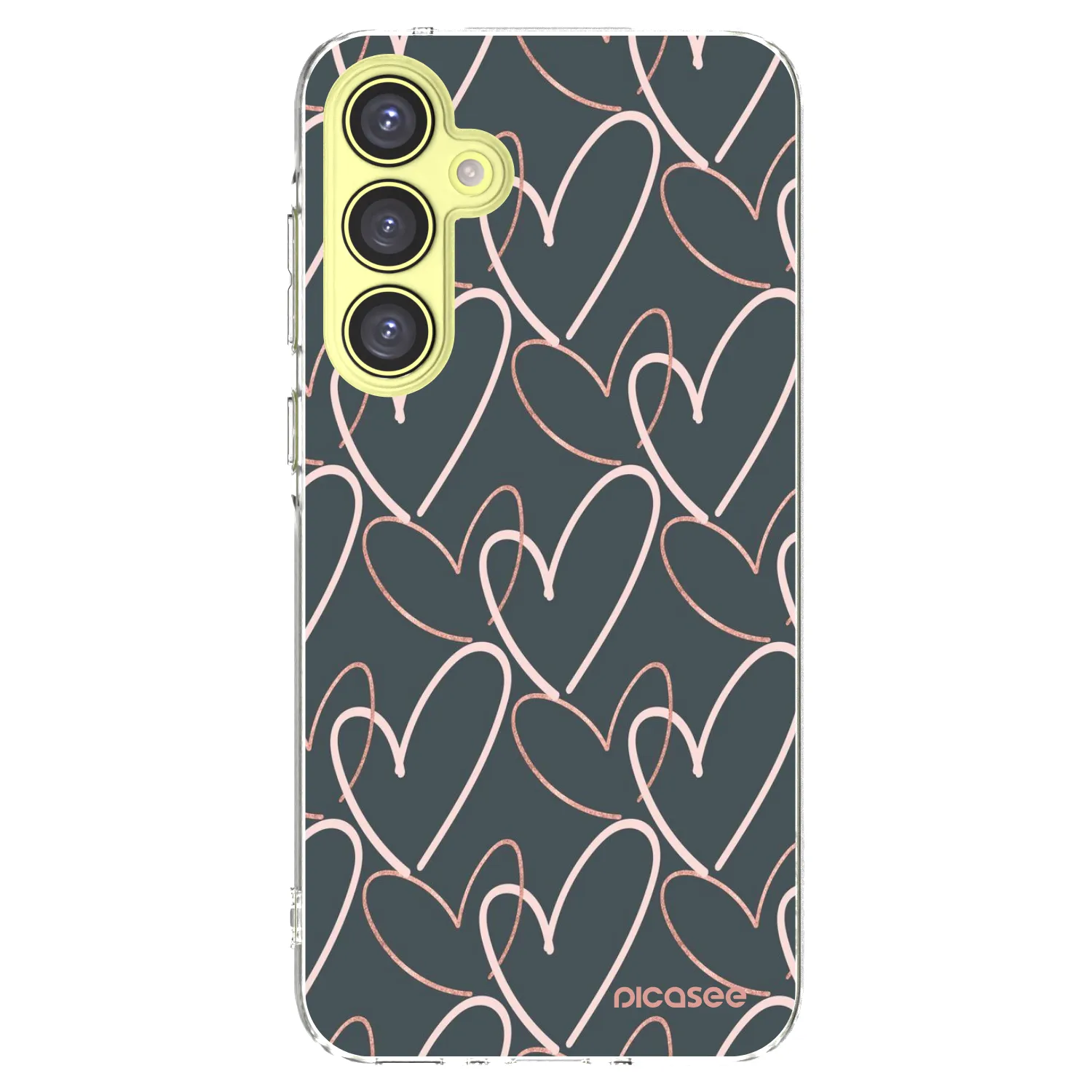 Picasee Samsung Galaxy A35 5G A356B Hülle - Transparentes Silikon - Viel Liebe