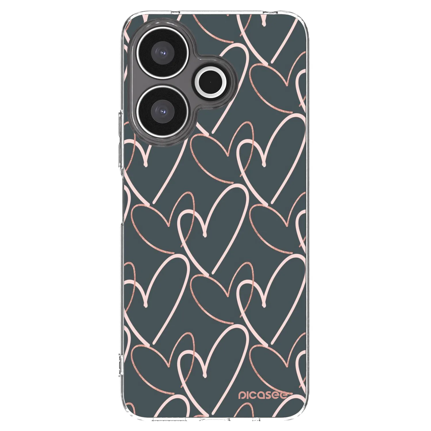 Picasee Xiaomi Redmi 13 4G Hülle - Transparentes Silikon - Viel Liebe