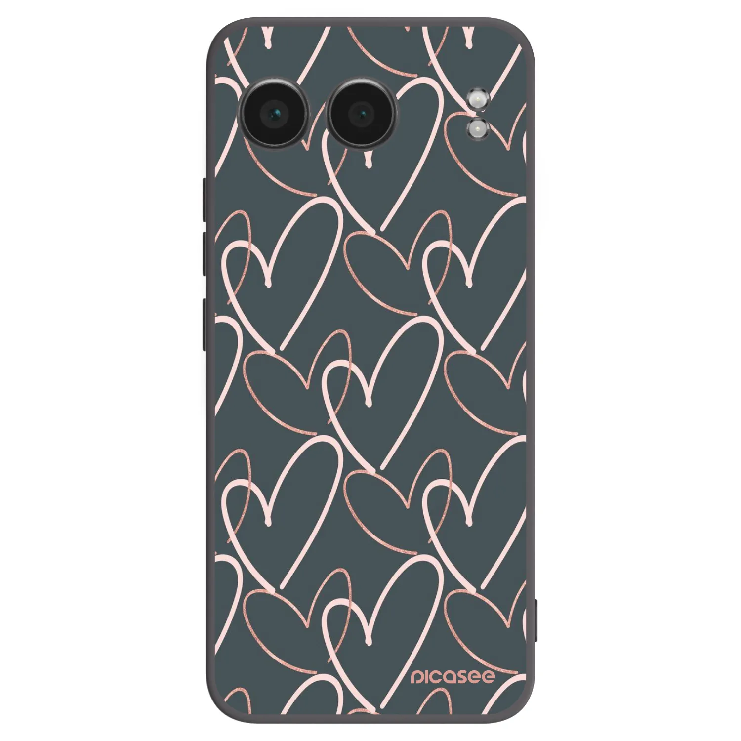 Picasee OnePlus Nord 4 Hülle - Schwarzes Silikon - Viel Liebe