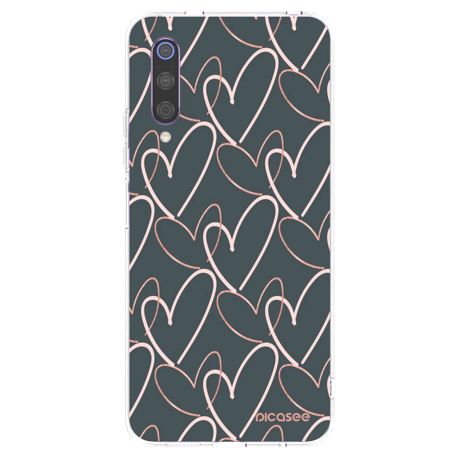 Picasee Xiaomi Mi 9 Hülle - Transparentes Silikon - Viel Liebe