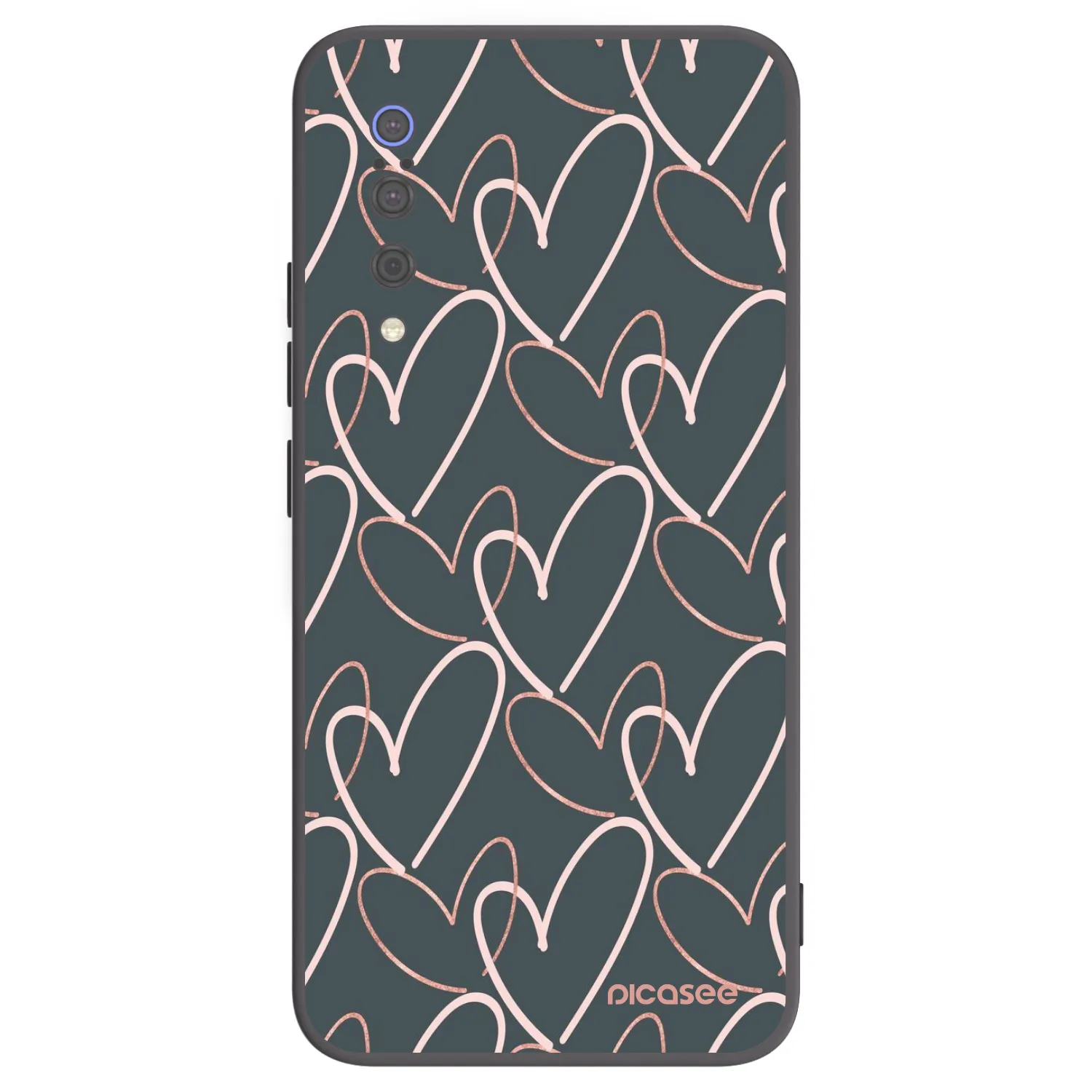 Picasee Xiaomi Mi 9 Hülle - Schwarzes Silikon - Viel Liebe