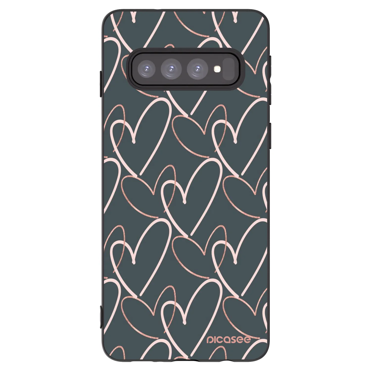 Picasee Samsung Galaxy S10 G973 Hülle - Schwarzes Silikon - Viel Liebe