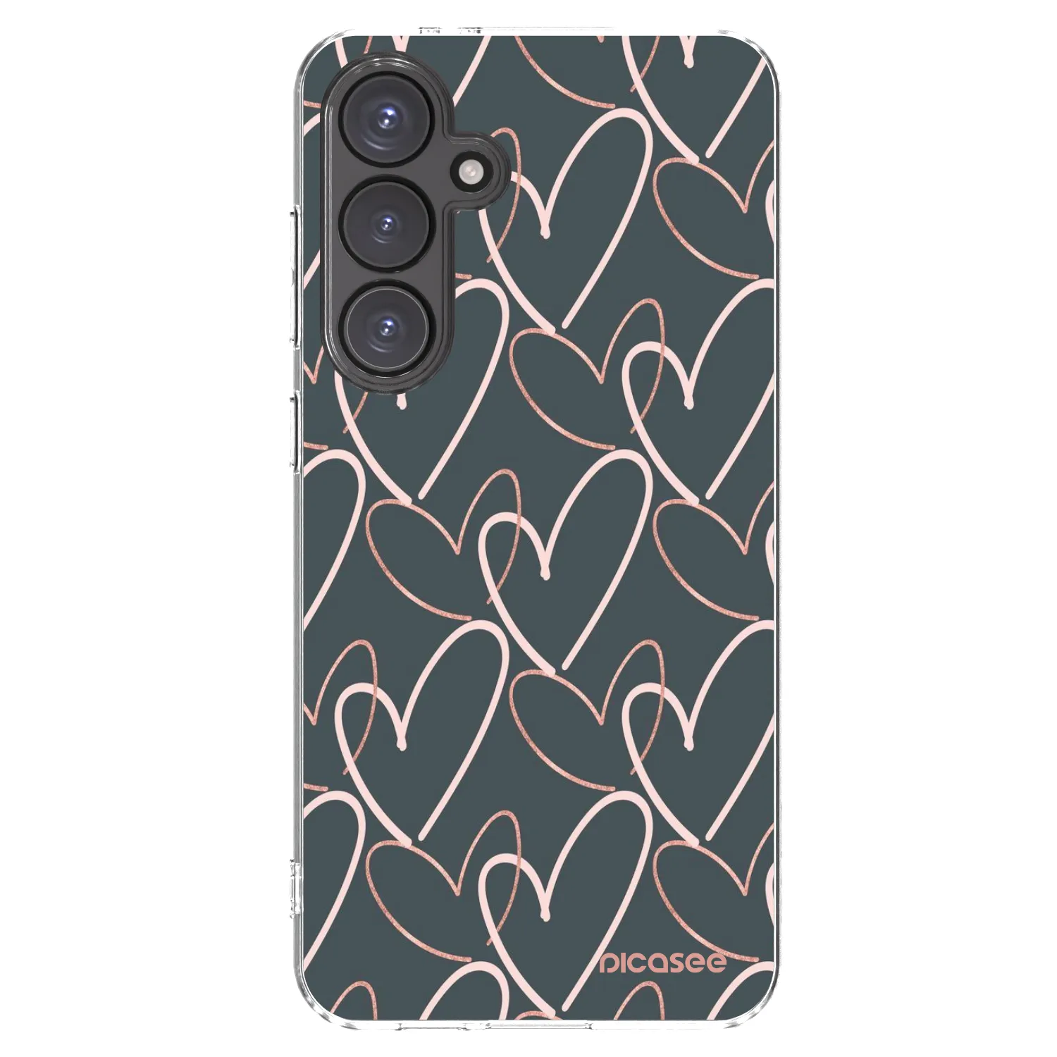 Picasee Samsung Galaxy S24 FE S721B Hülle - Transparentes Silikon - Viel Liebe