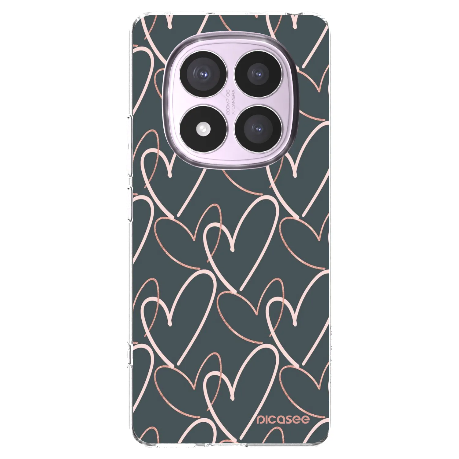 Picasee Xiaomi Redmi Note 14 Pro 5G Hülle - Transparentes Silikon - Viel Liebe