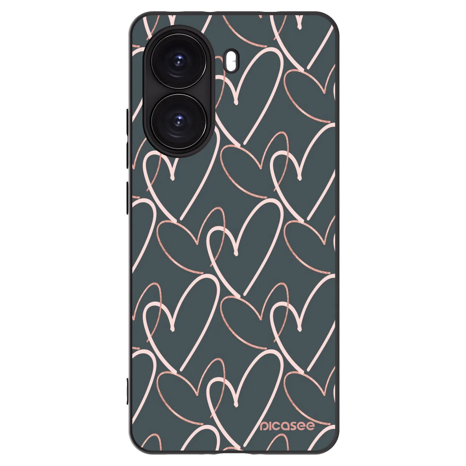 Picasee Xiaomi Poco X7 Pro 5G Hülle - Schwarzes Silikon - Viel Liebe