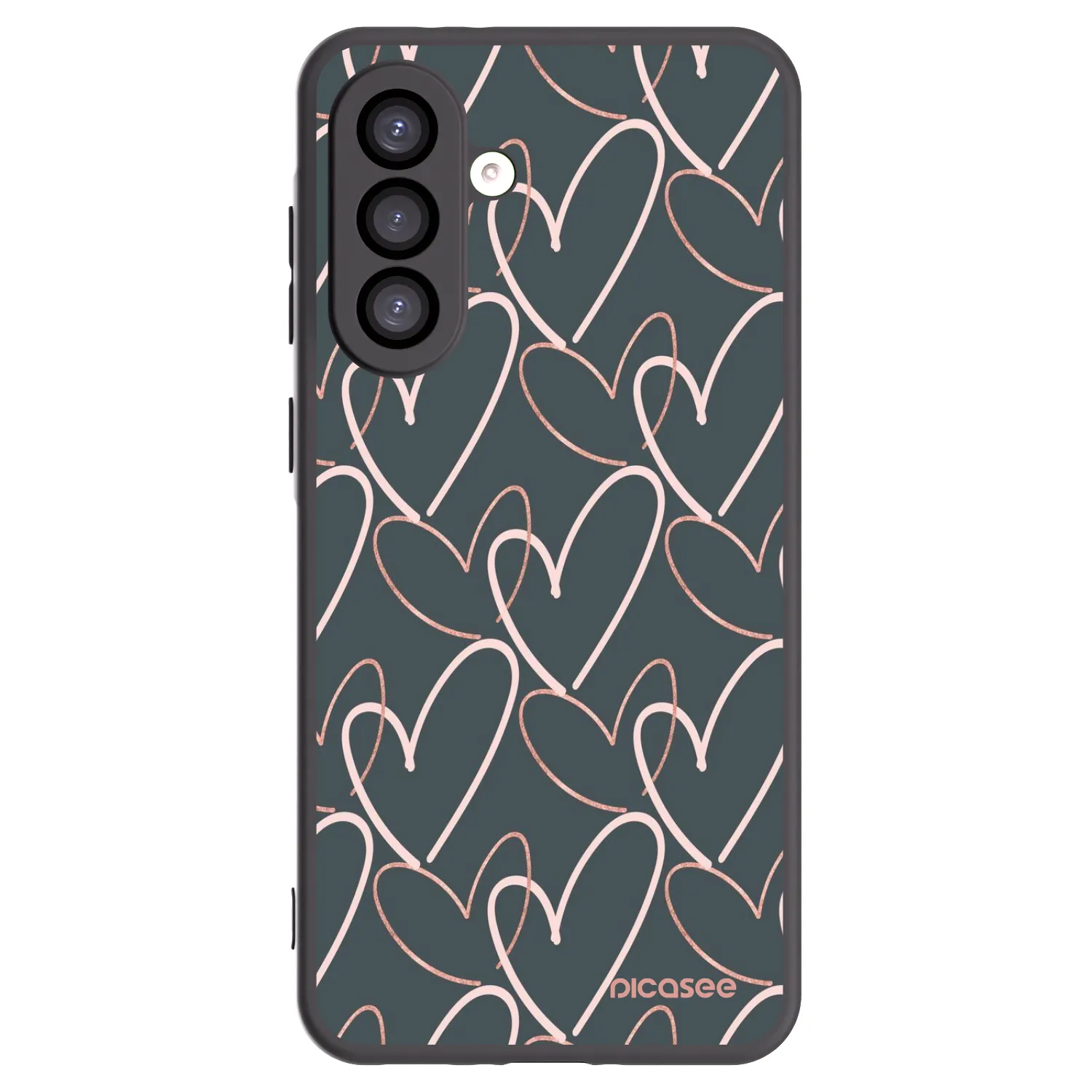 Picasee Samsung Galaxy A26 5G A266B Hülle - Schwarzes Silikon - Viel Liebe