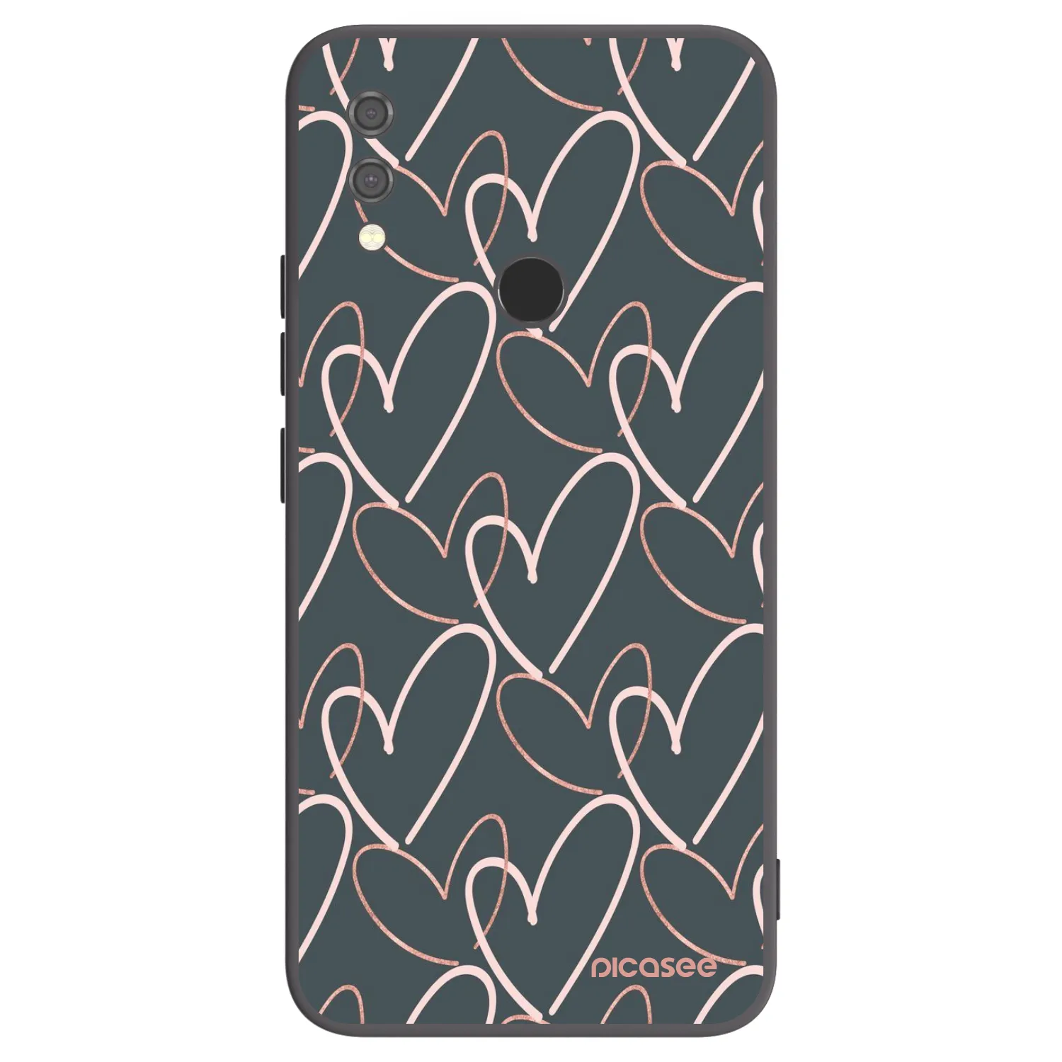 Picasee Xiaomi Redmi Note 7 Hülle - Schwarzes Silikon - Viel Liebe