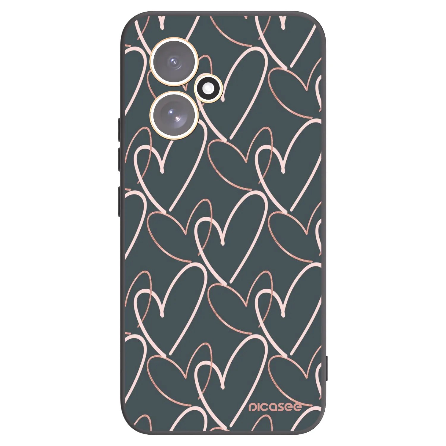 Picasee Honor 400 5G Hülle - Schwarzes Silikon - Viel Liebe