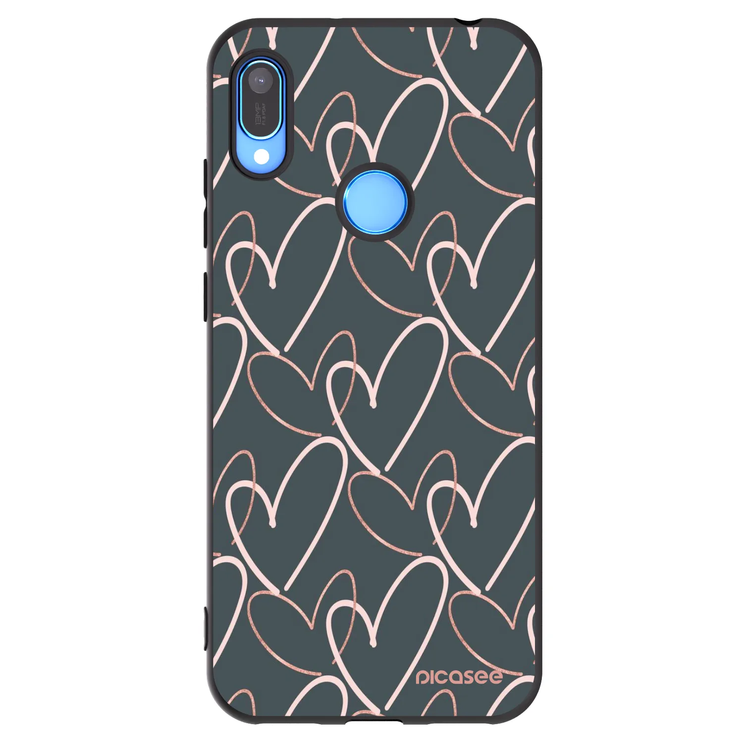 Picasee Huawei Y6 2019 Hülle - Schwarzes Silikon - Viel Liebe