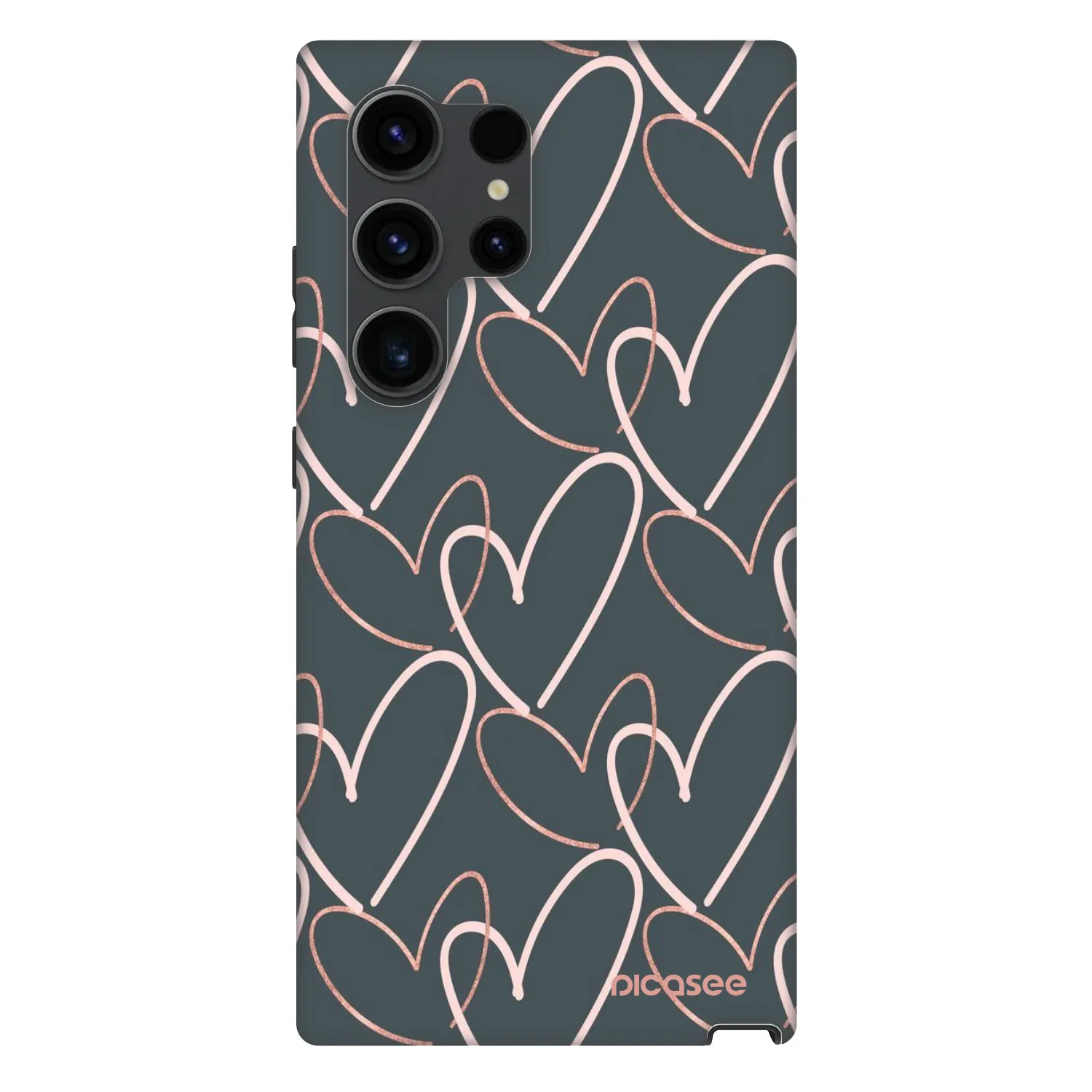 Picasee Fashion Case PowerShare pro Samsung Galaxy S24 Ultra S928B 5G - Viel Liebe