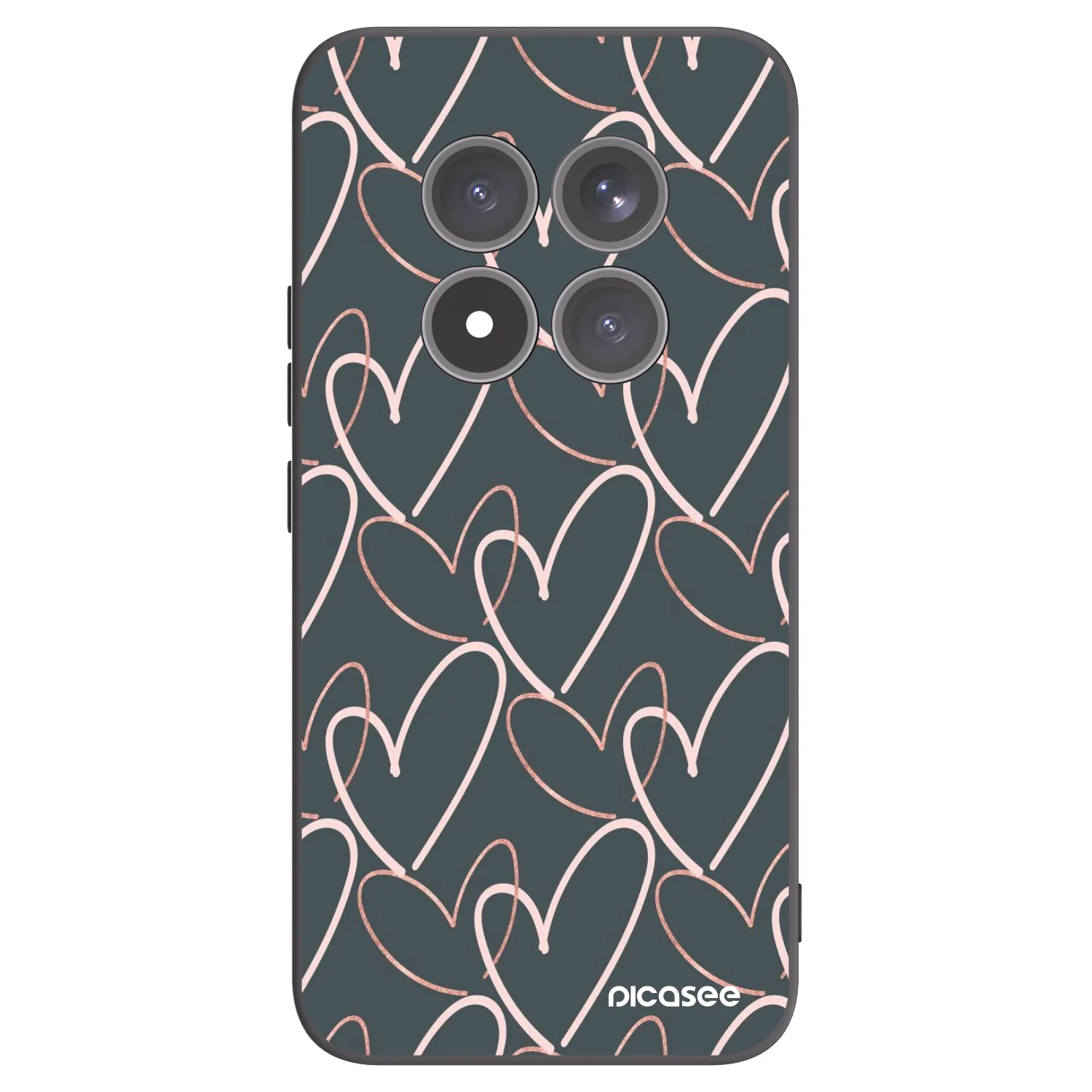 Picasee Xiaomi Redmi Note 15 Pro+ Hülle - Schwarzes Silikon - Viel Liebe