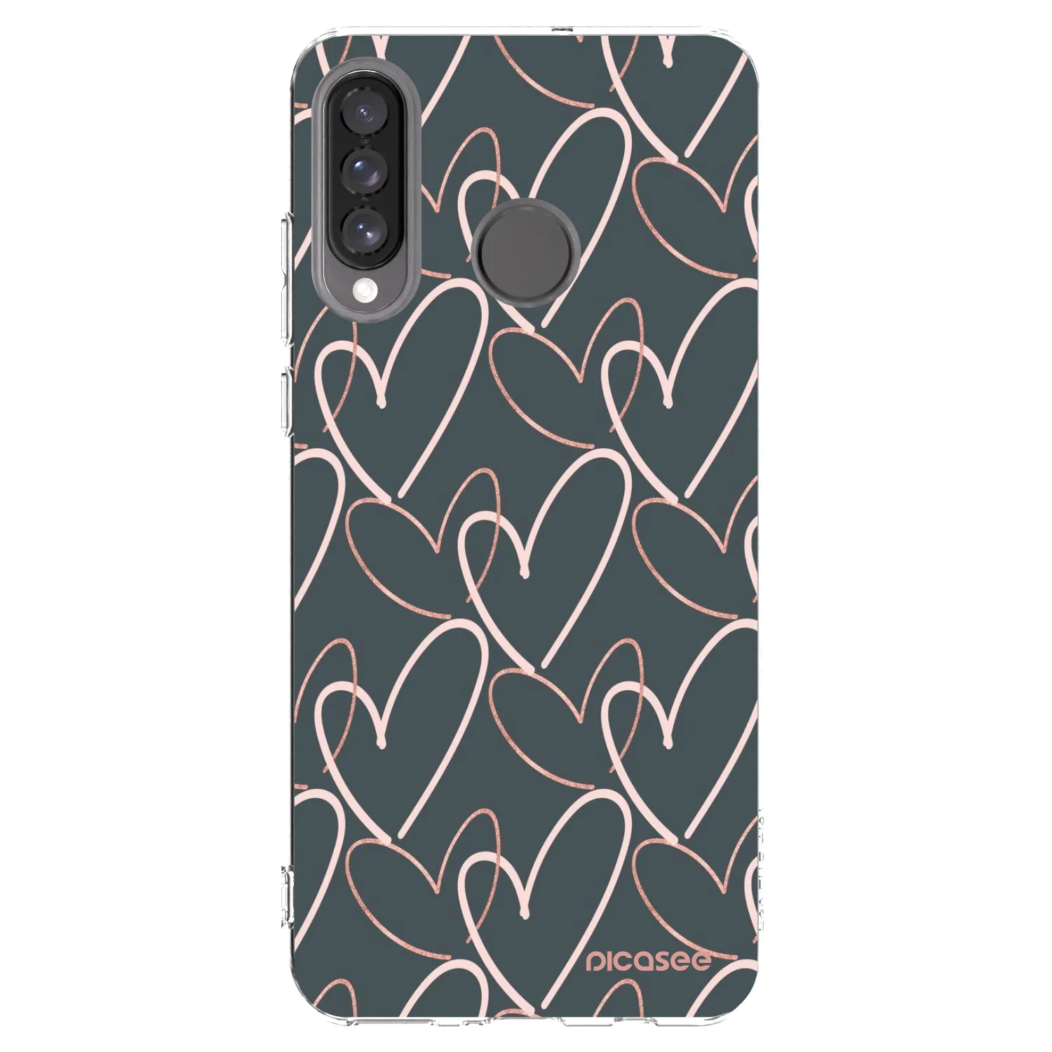 Picasee Huawei P30 Lite Hülle - Transparentes Silikon - Viel Liebe