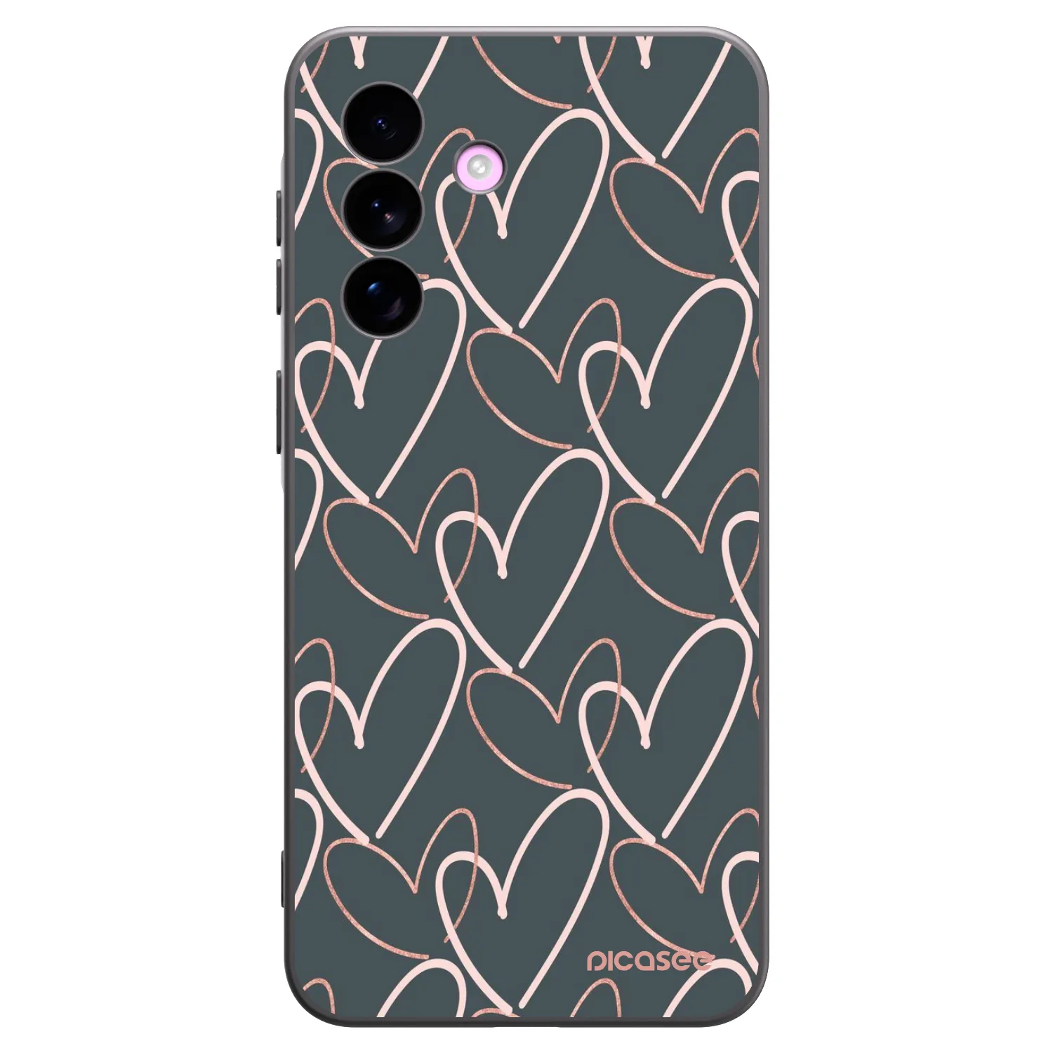 Picasee Samsung Galaxy A57 5G Hülle - Schwarzes Silikon - Viel Liebe